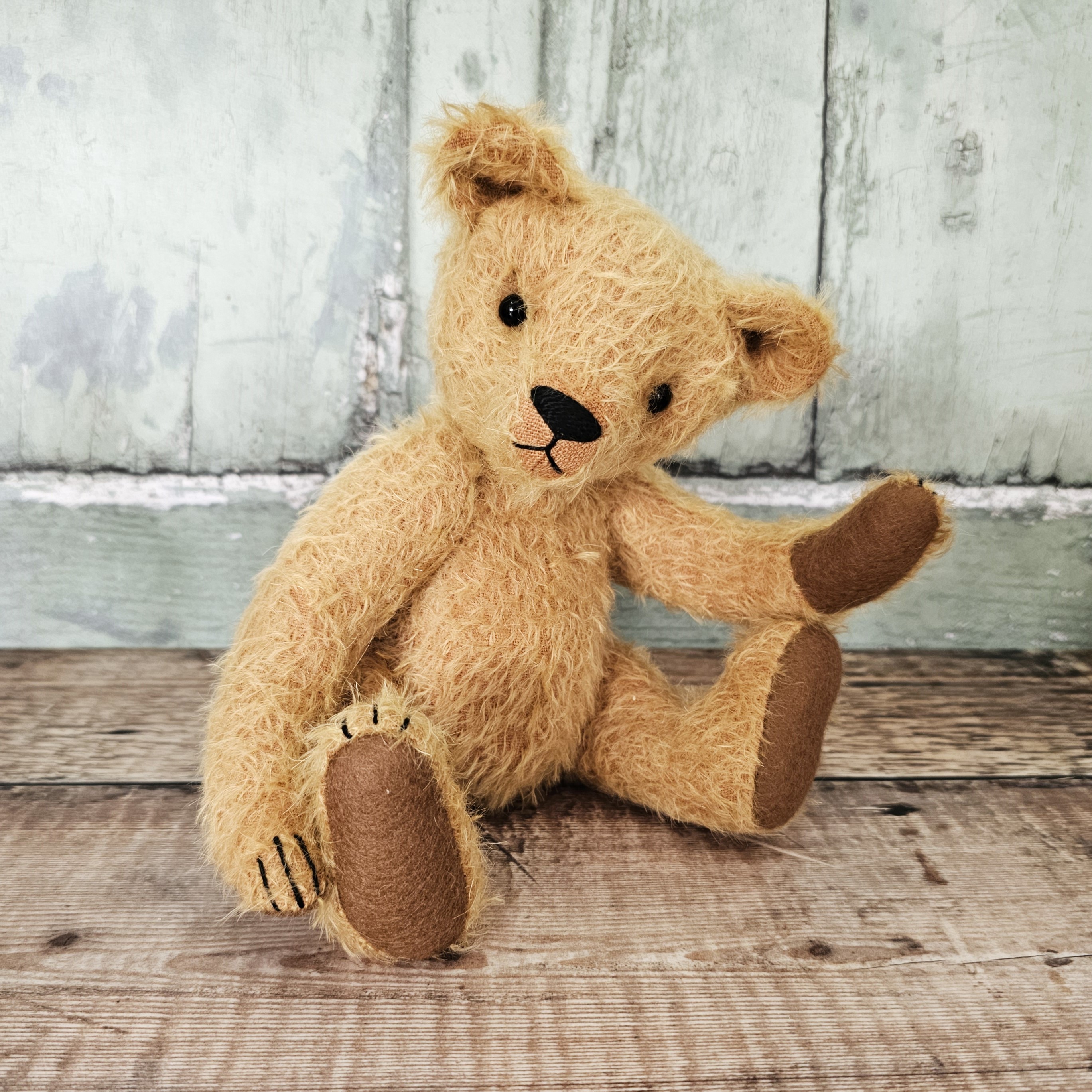 Magnus: a handmade mohair teddy bear
