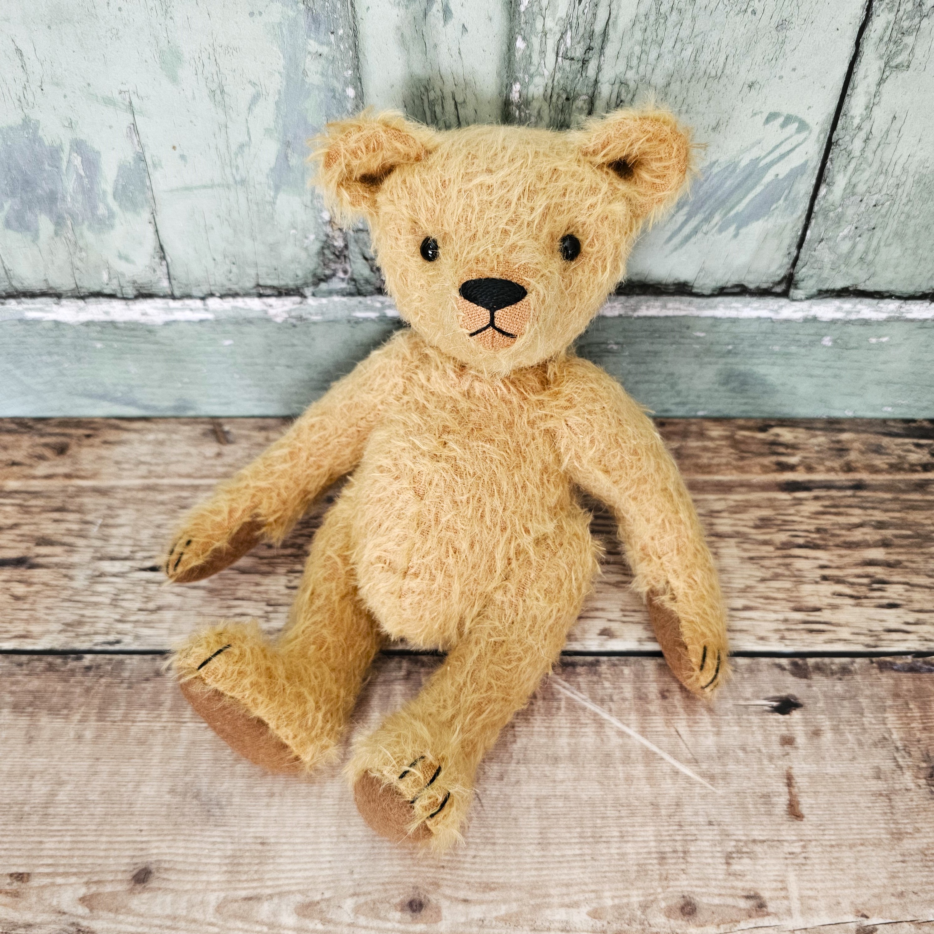 Magnus: a handmade mohair teddy bear