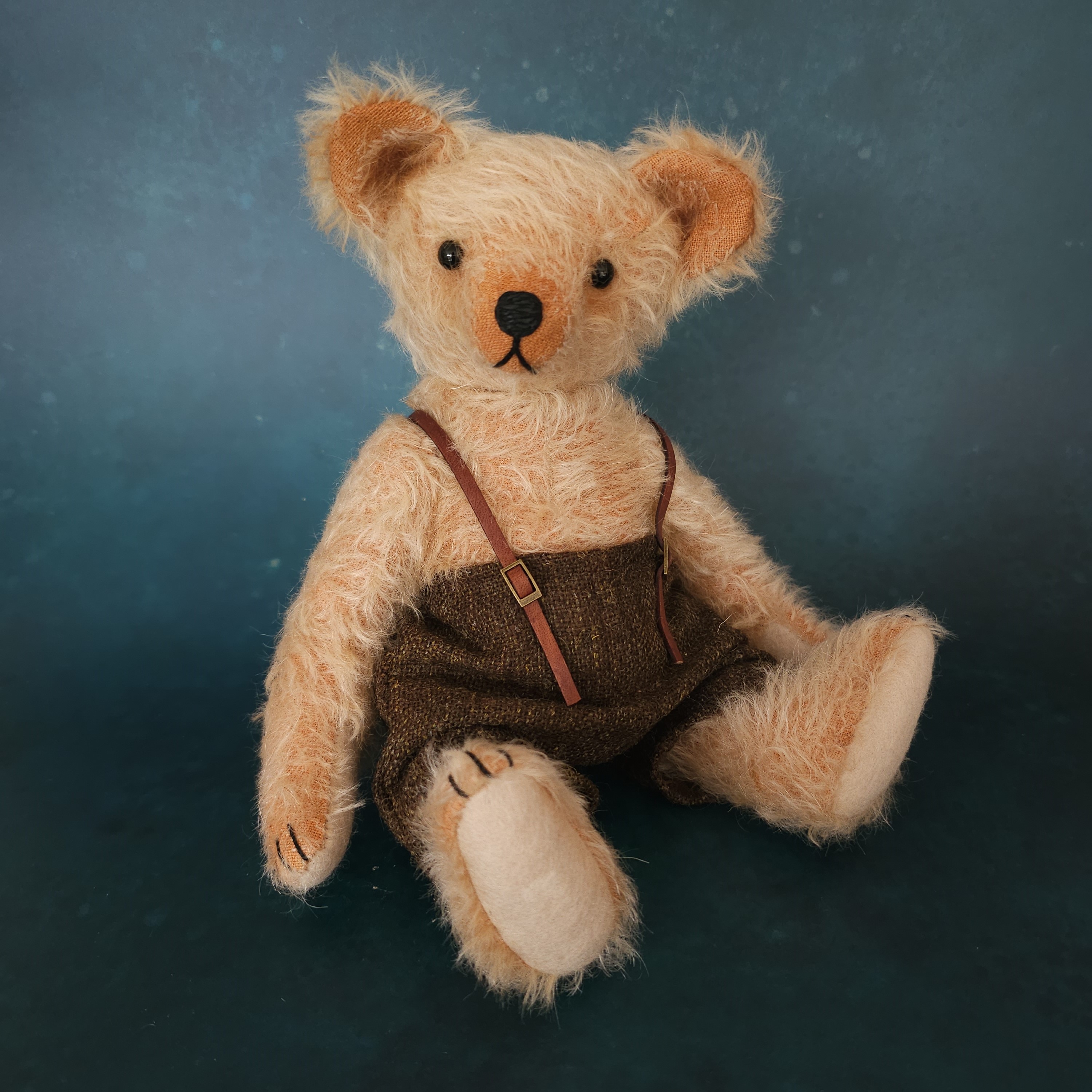 Otto: a handmade mohair teddy bear