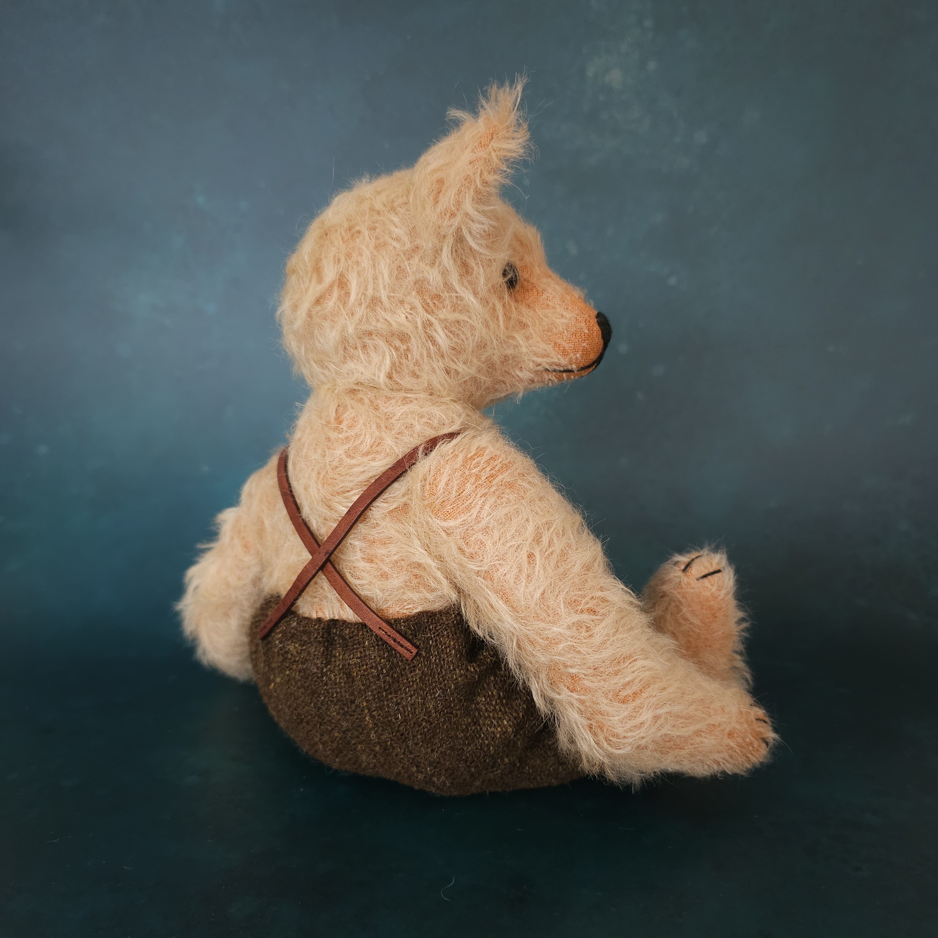 Otto: a handmade mohair teddy bear