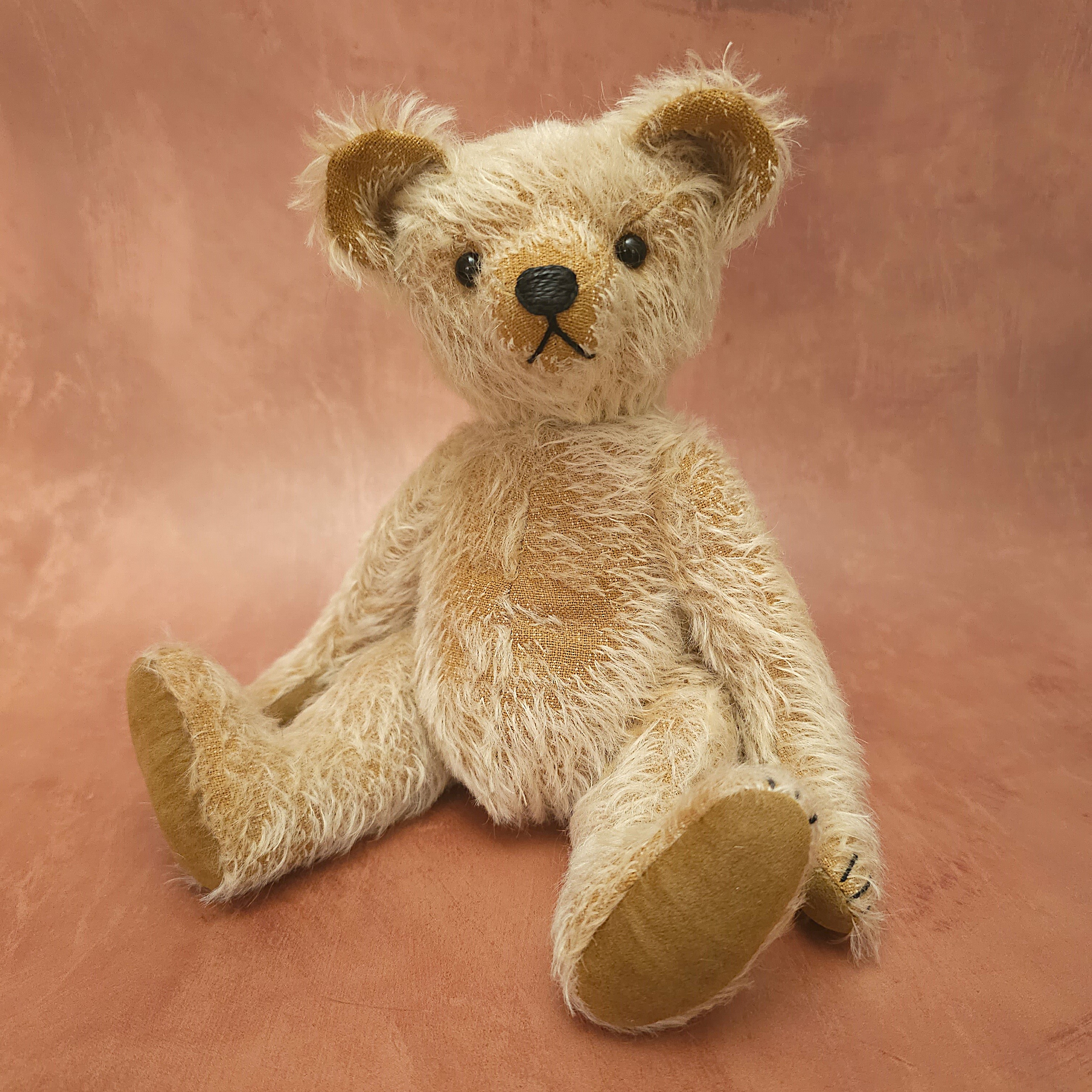 Boone: a handmade mohair teddy bear