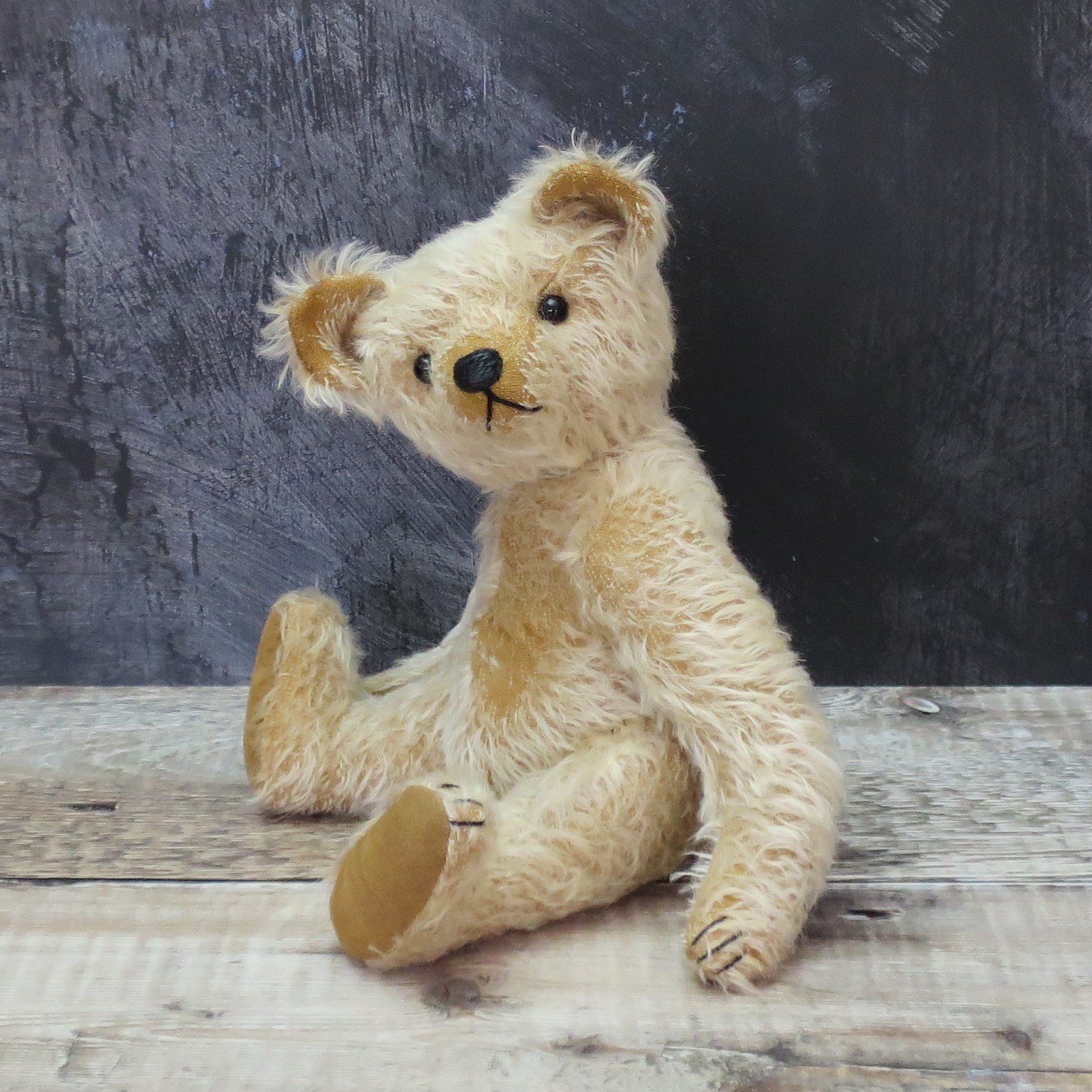 Boone: a handmade mohair teddy bear