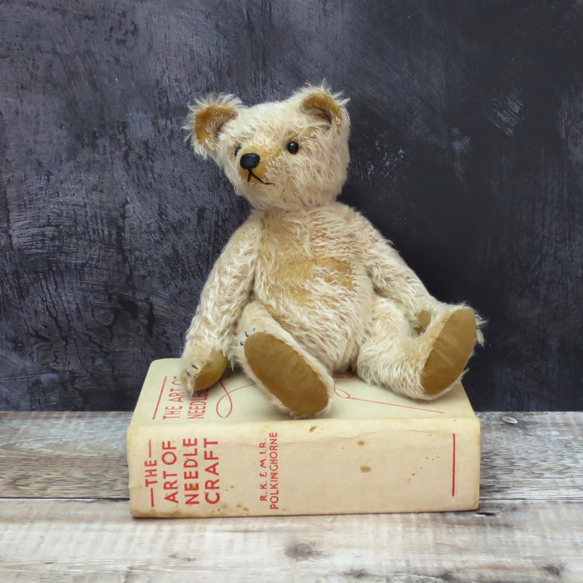 Boone: a handmade mohair teddy bear
