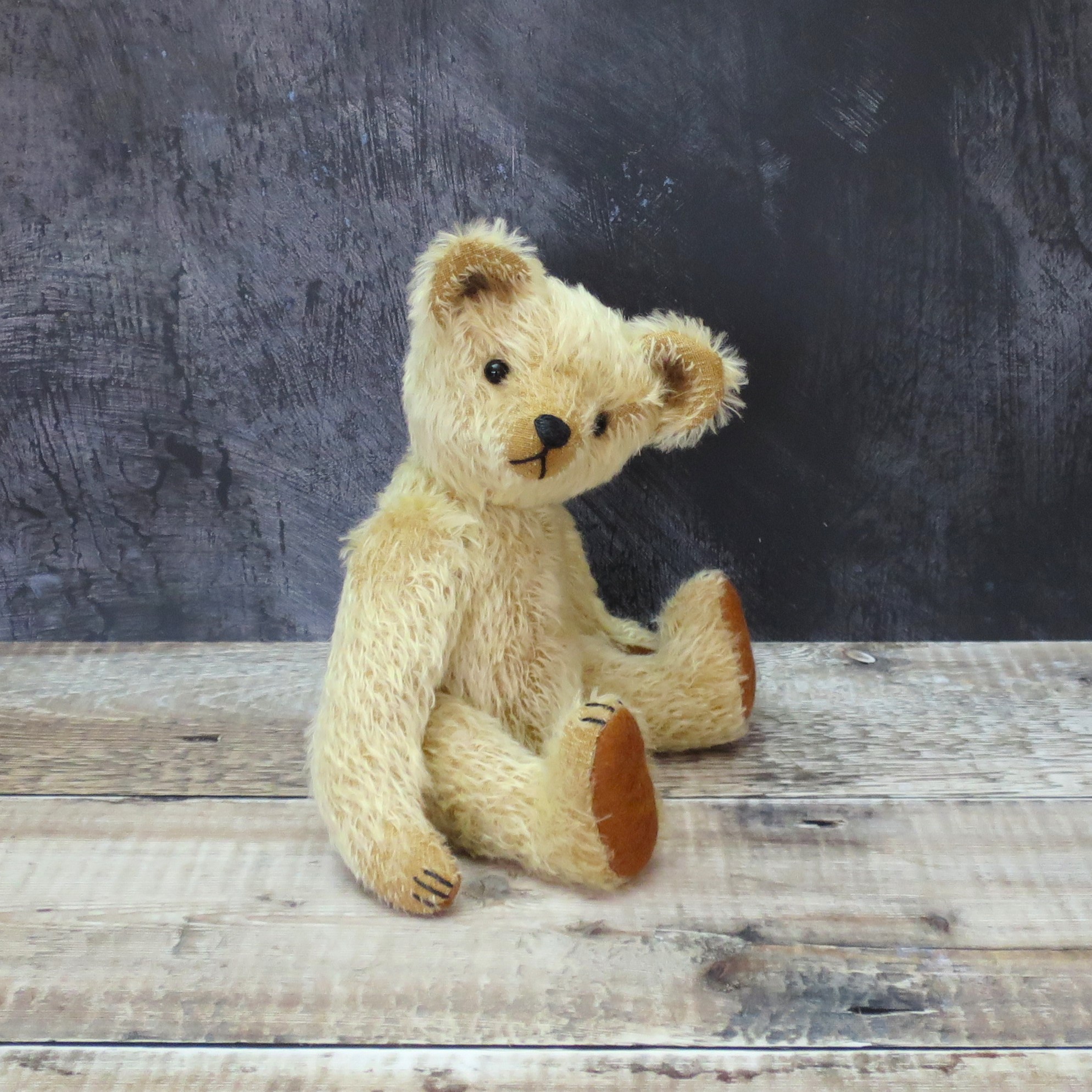 Wilde: a handmade mohair teddy bear