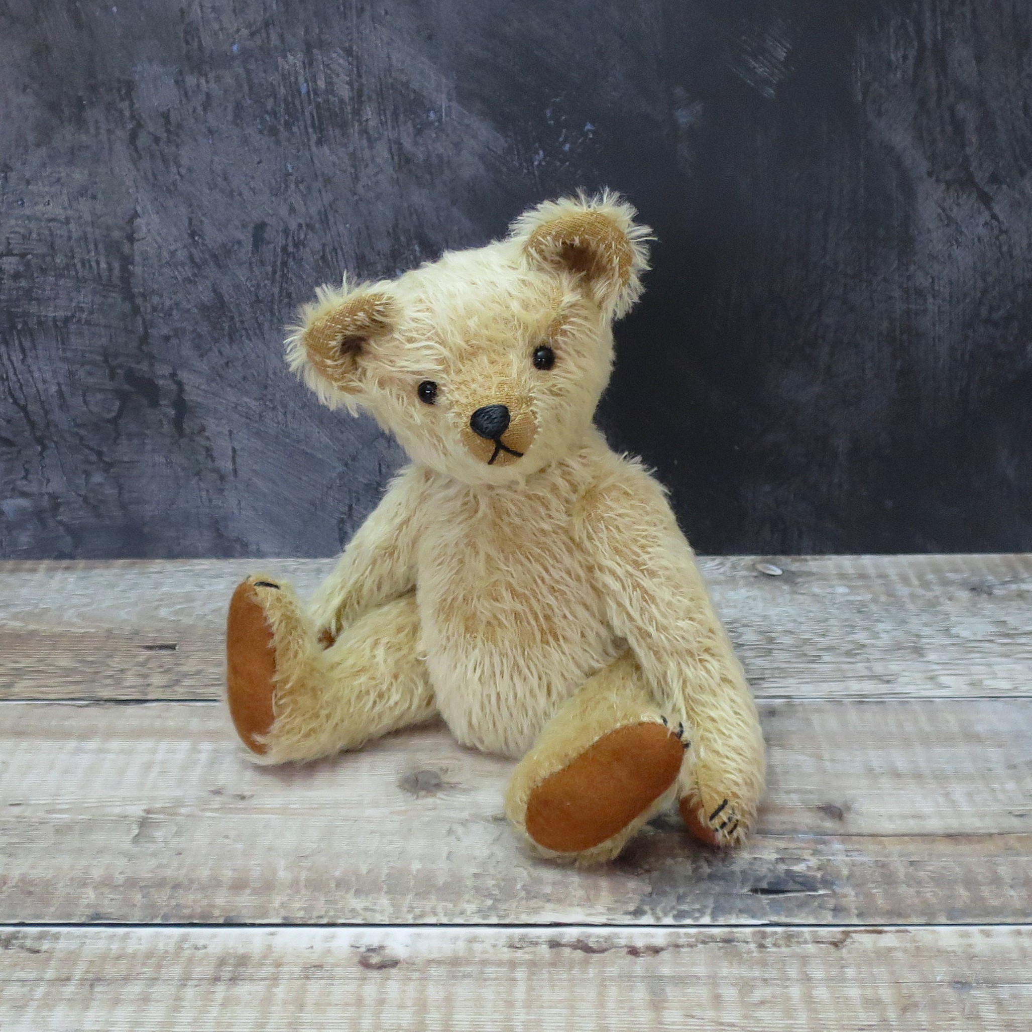 Wilde: a handmade mohair teddy bear