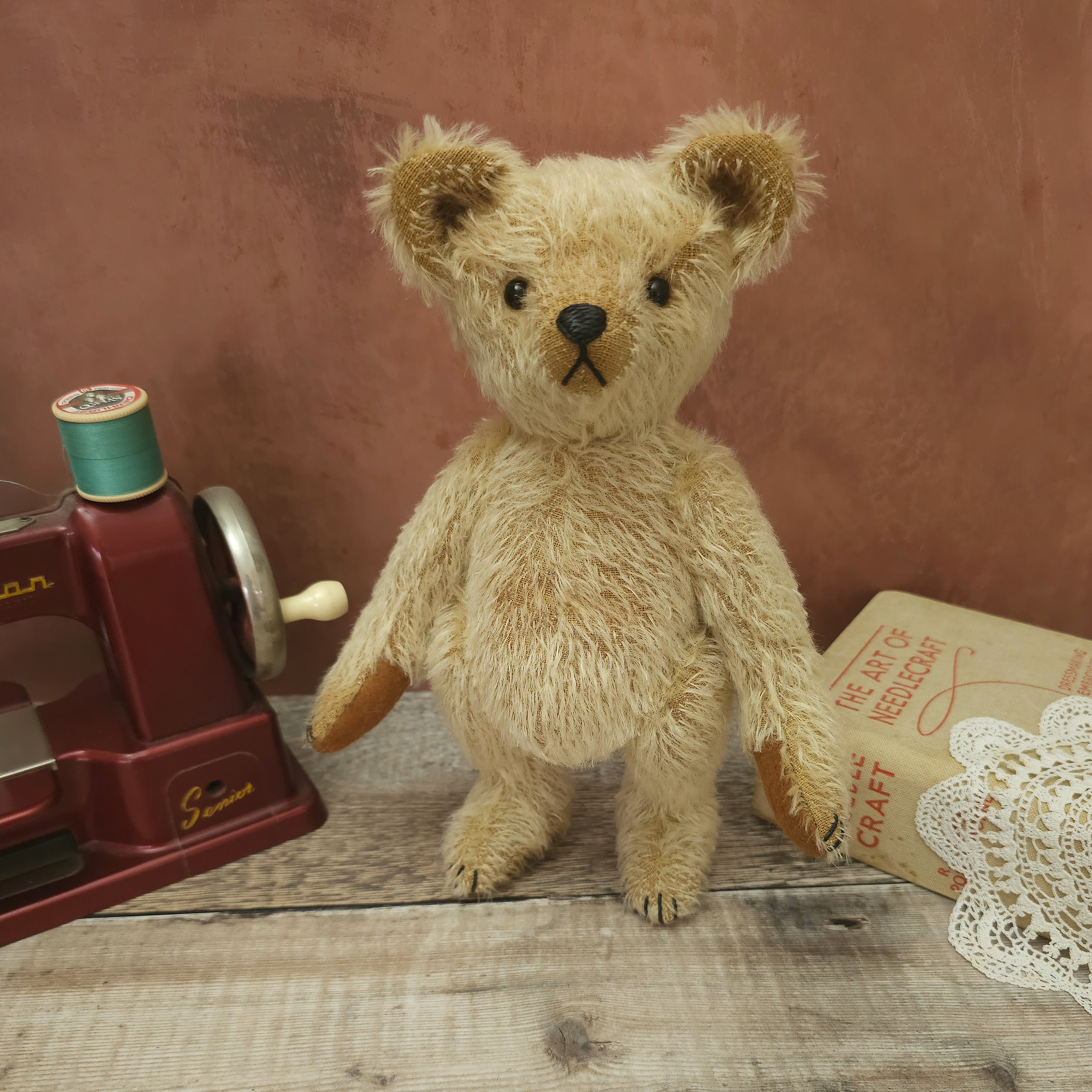 Wilde: a handmade mohair teddy bear