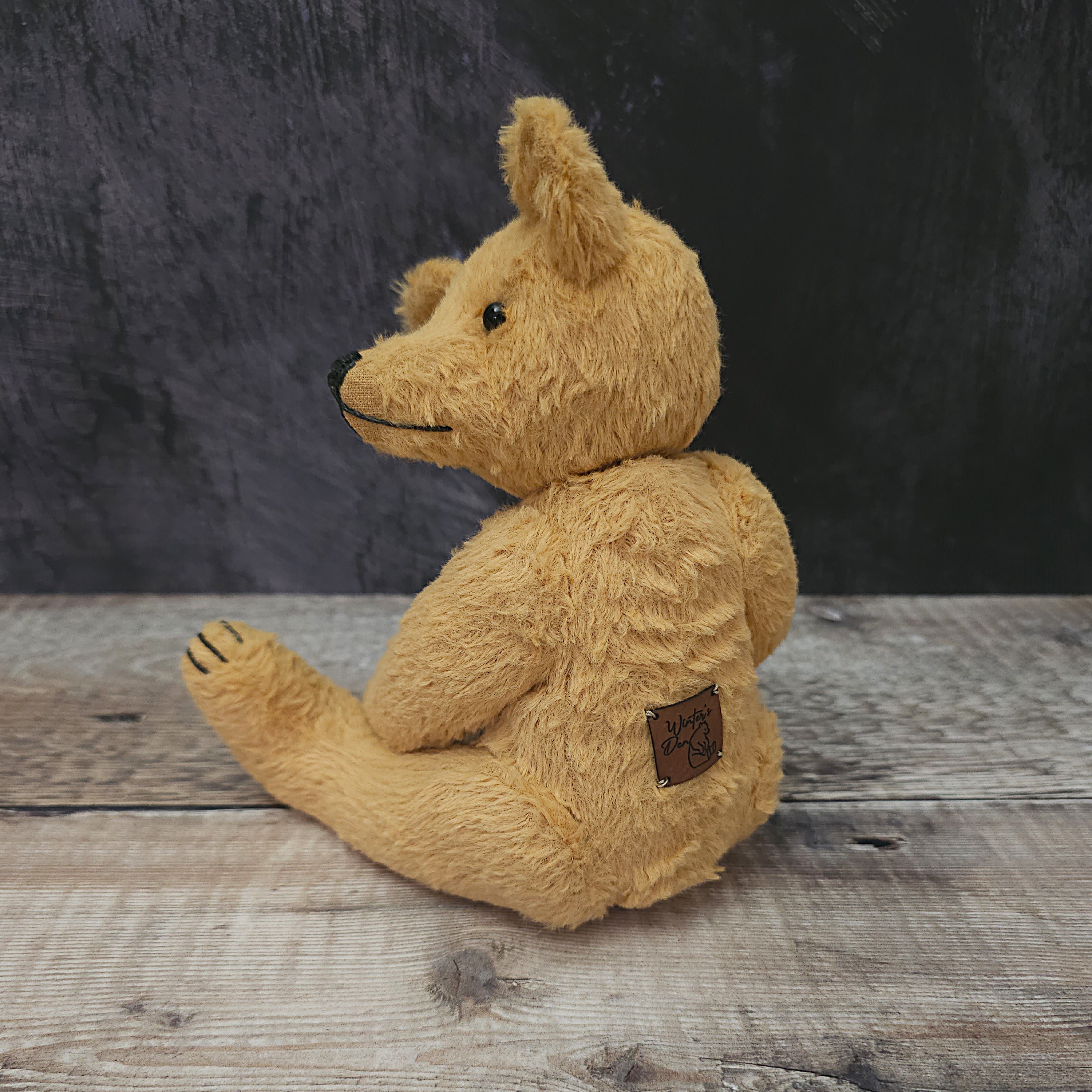 Florian: a handmade viscose teddy bear