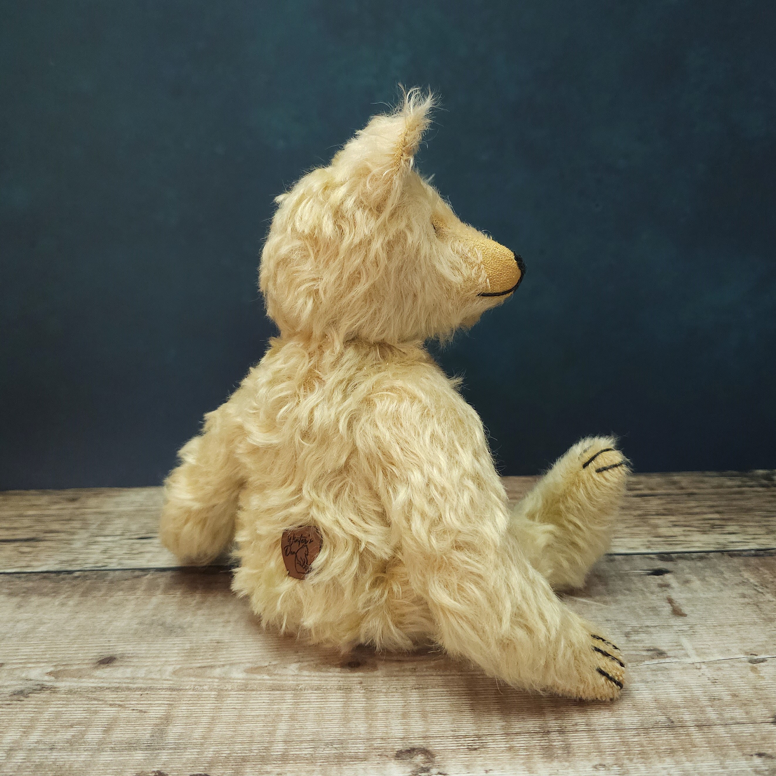 Tully: a handmade mohair teddy bear