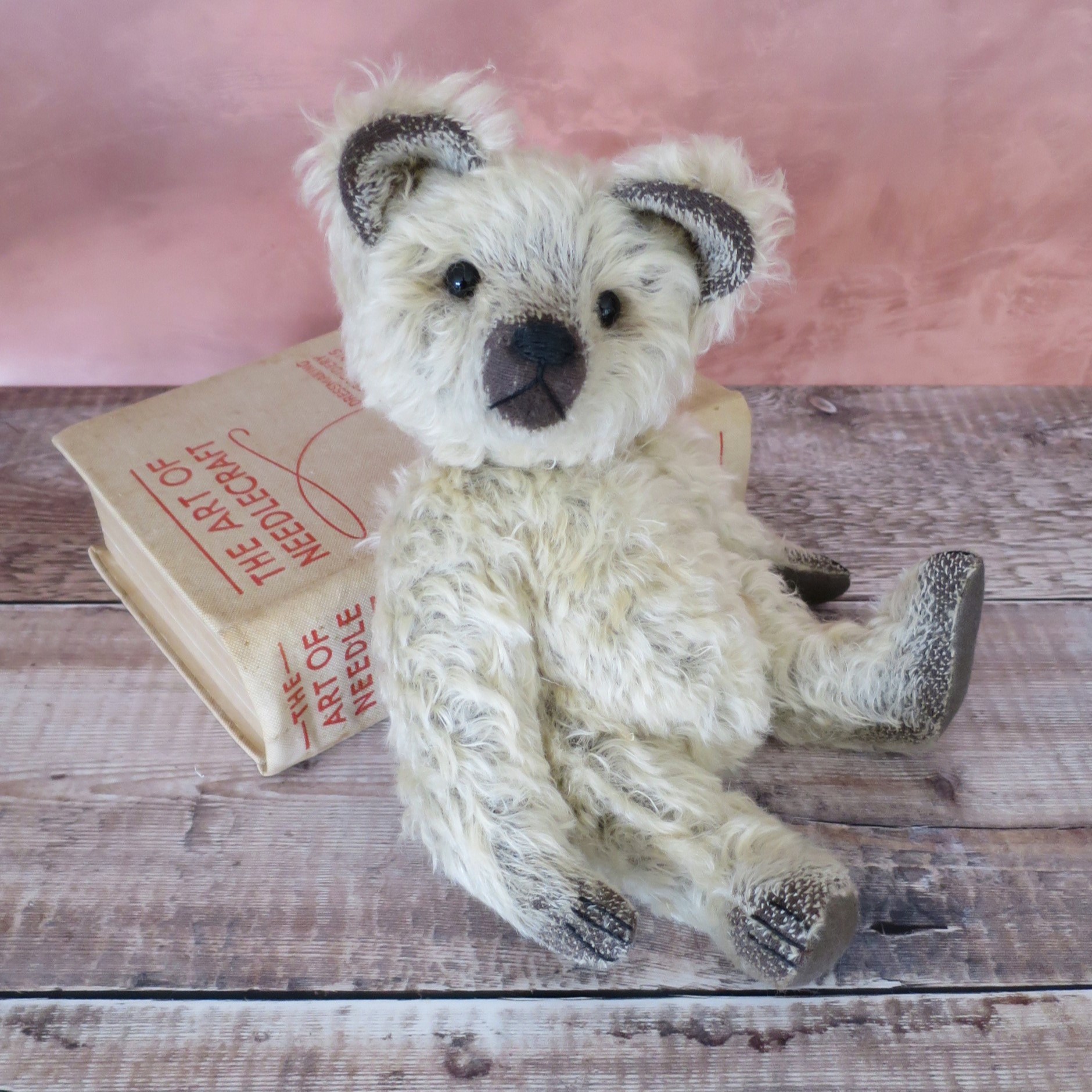 Beaumont: a handmade mohair teddy bear