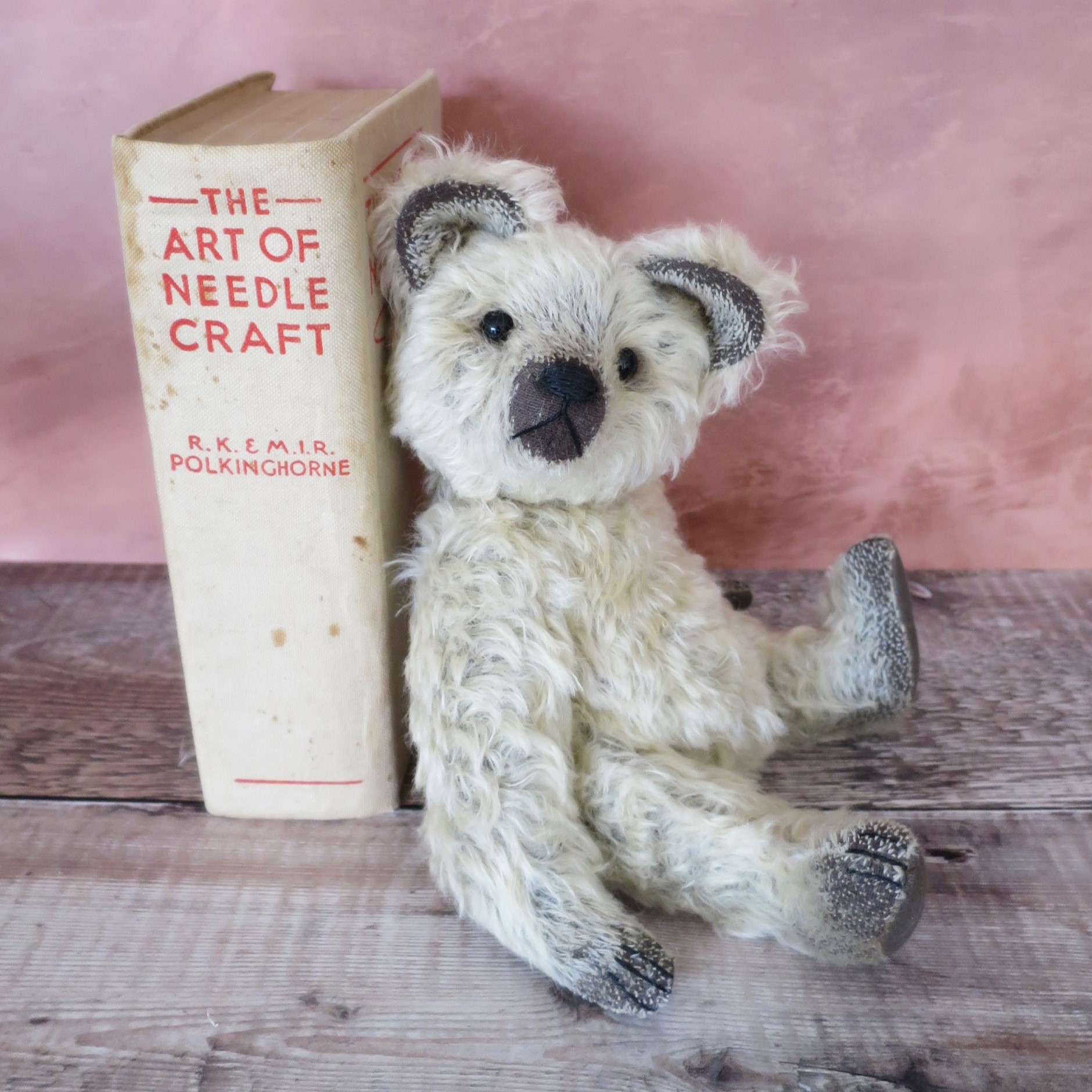 Beaumont: a handmade mohair teddy bear