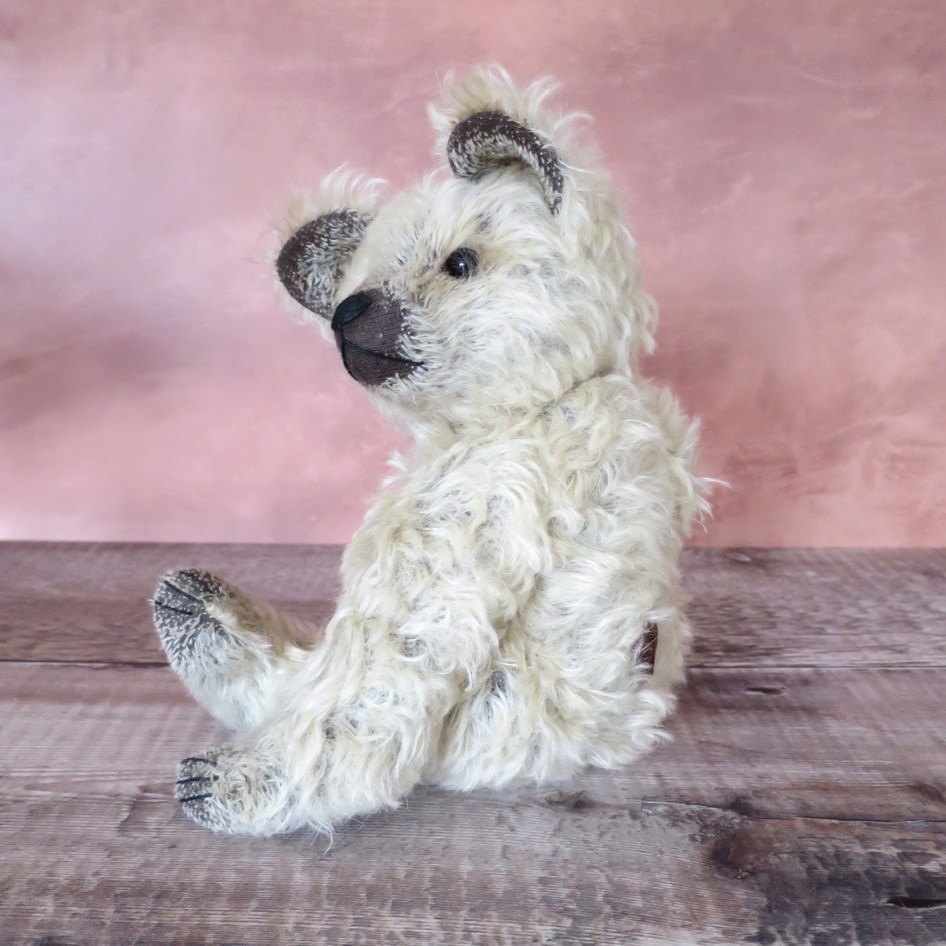 Beaumont: a handmade mohair teddy bear