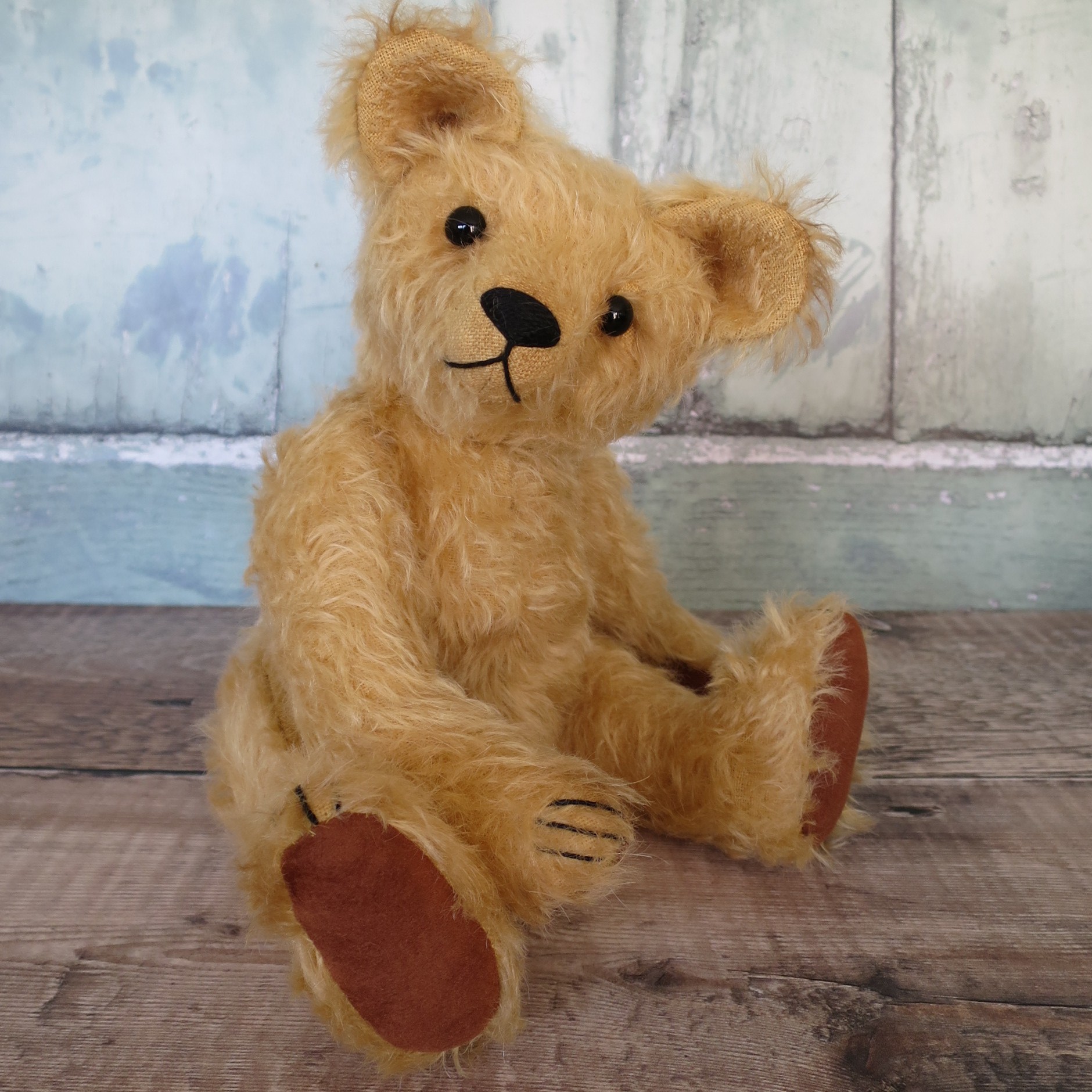 Rafferty: a handmade mohair teddy bear