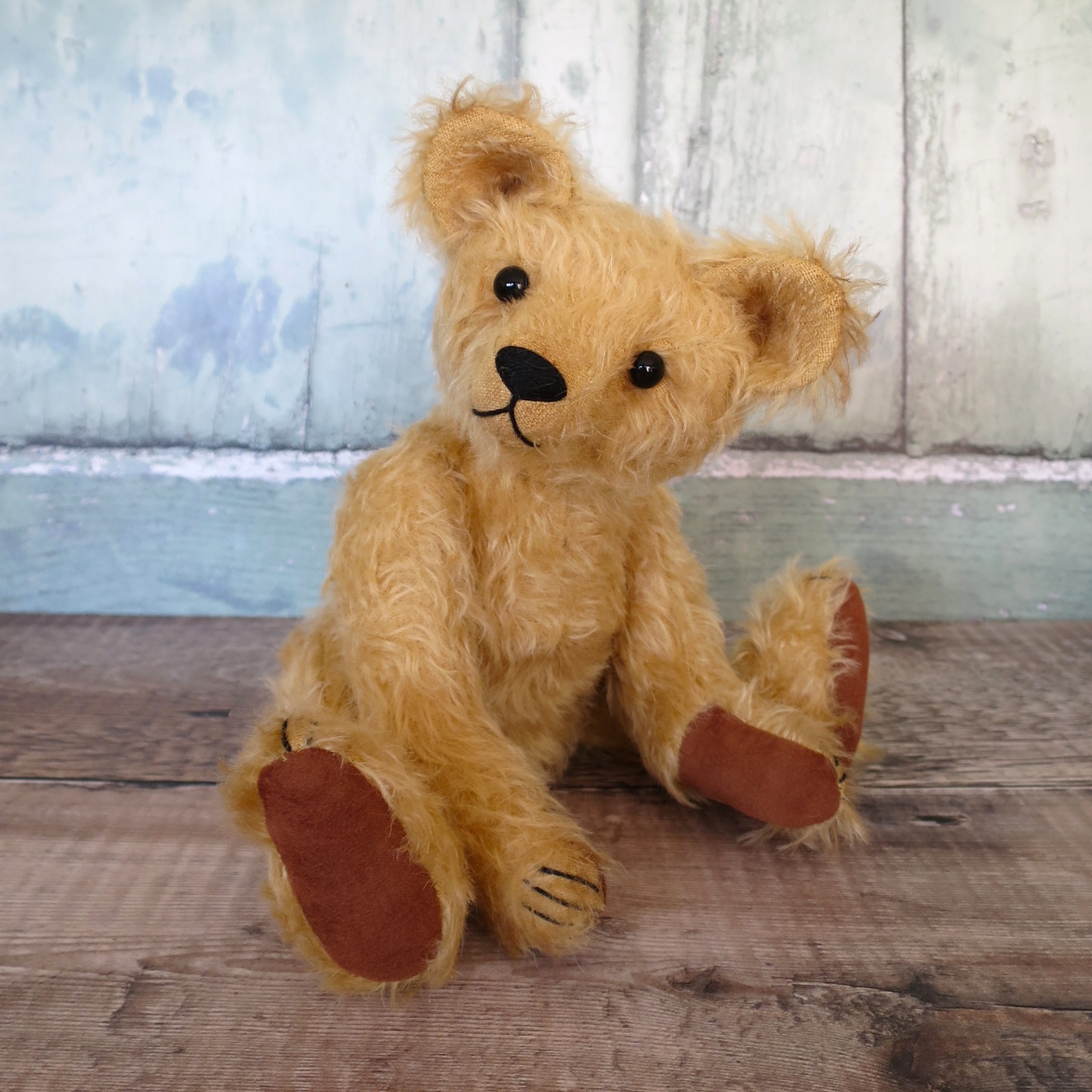 Rafferty: a handmade mohair teddy bear