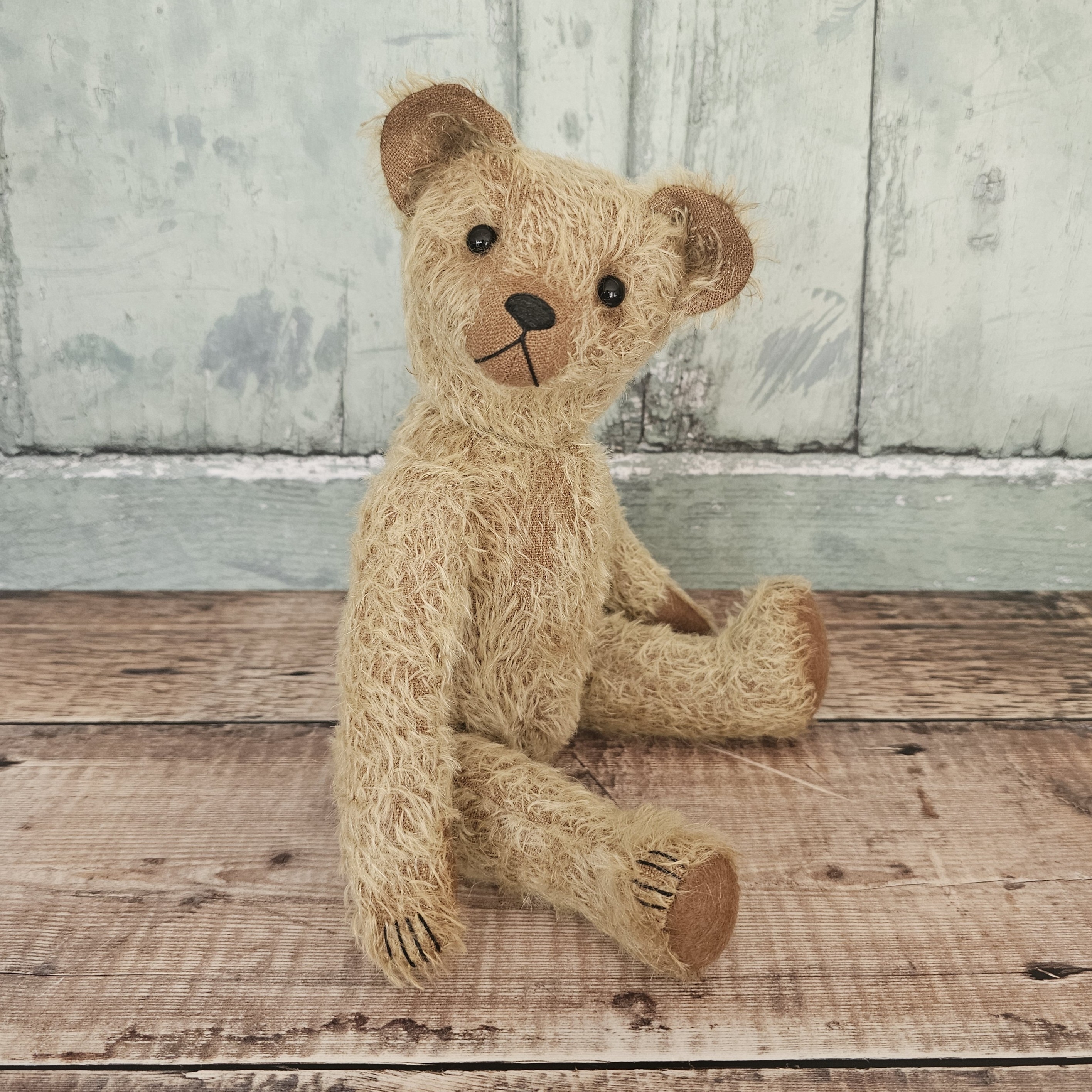 Elvis: a handmade mohair teddy bear