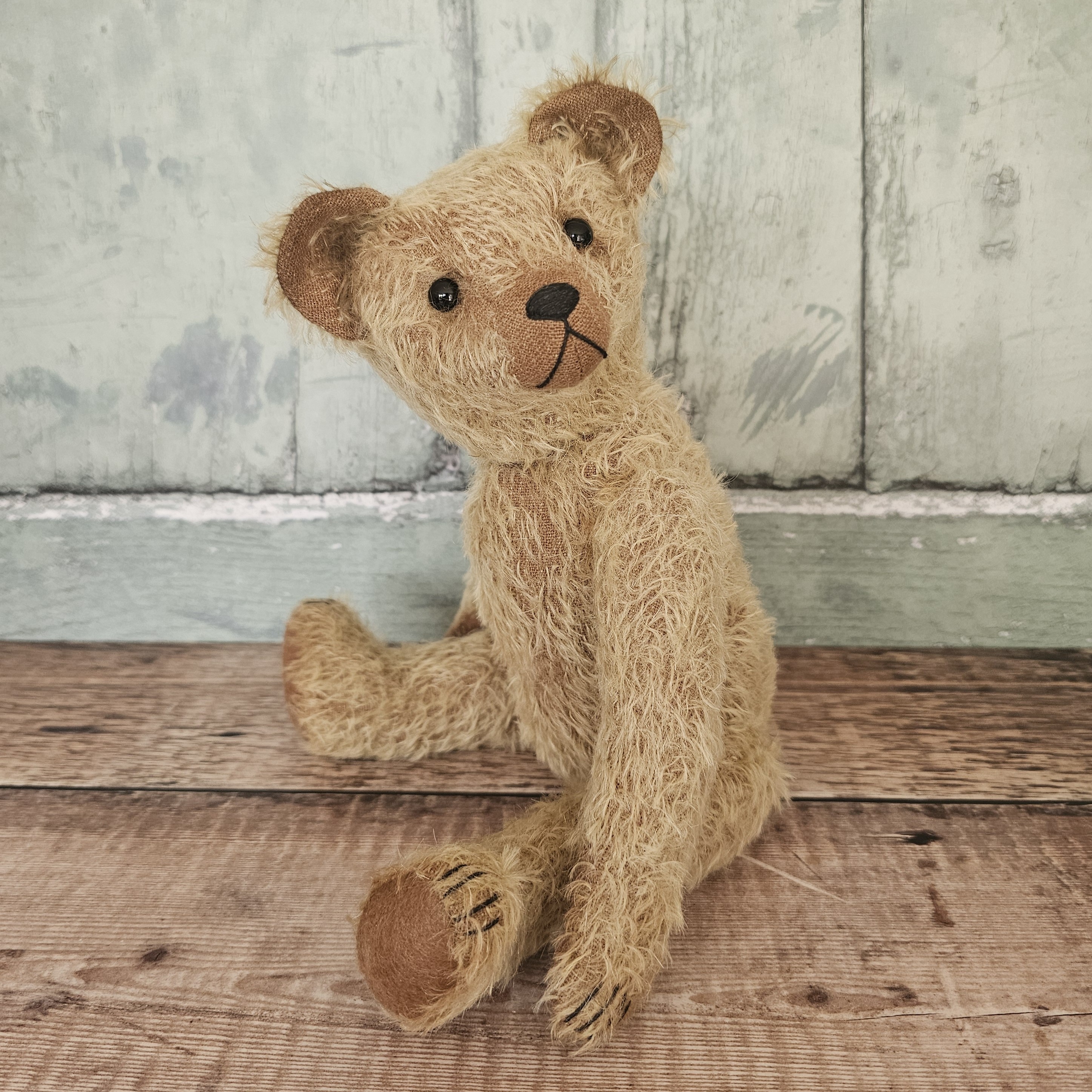 Elvis: a handmade mohair teddy bear
