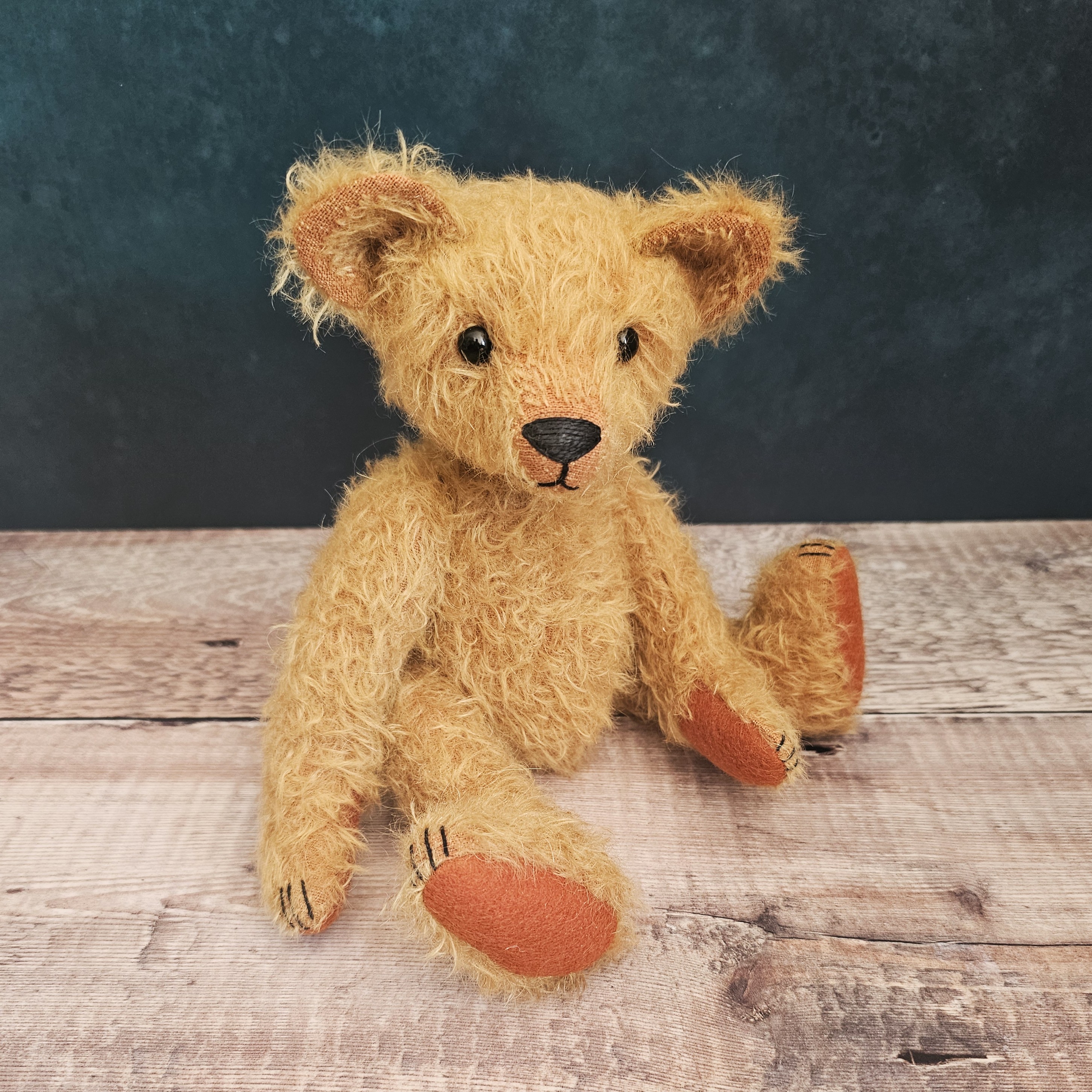 Larkin: a handmade mohair teddy bear