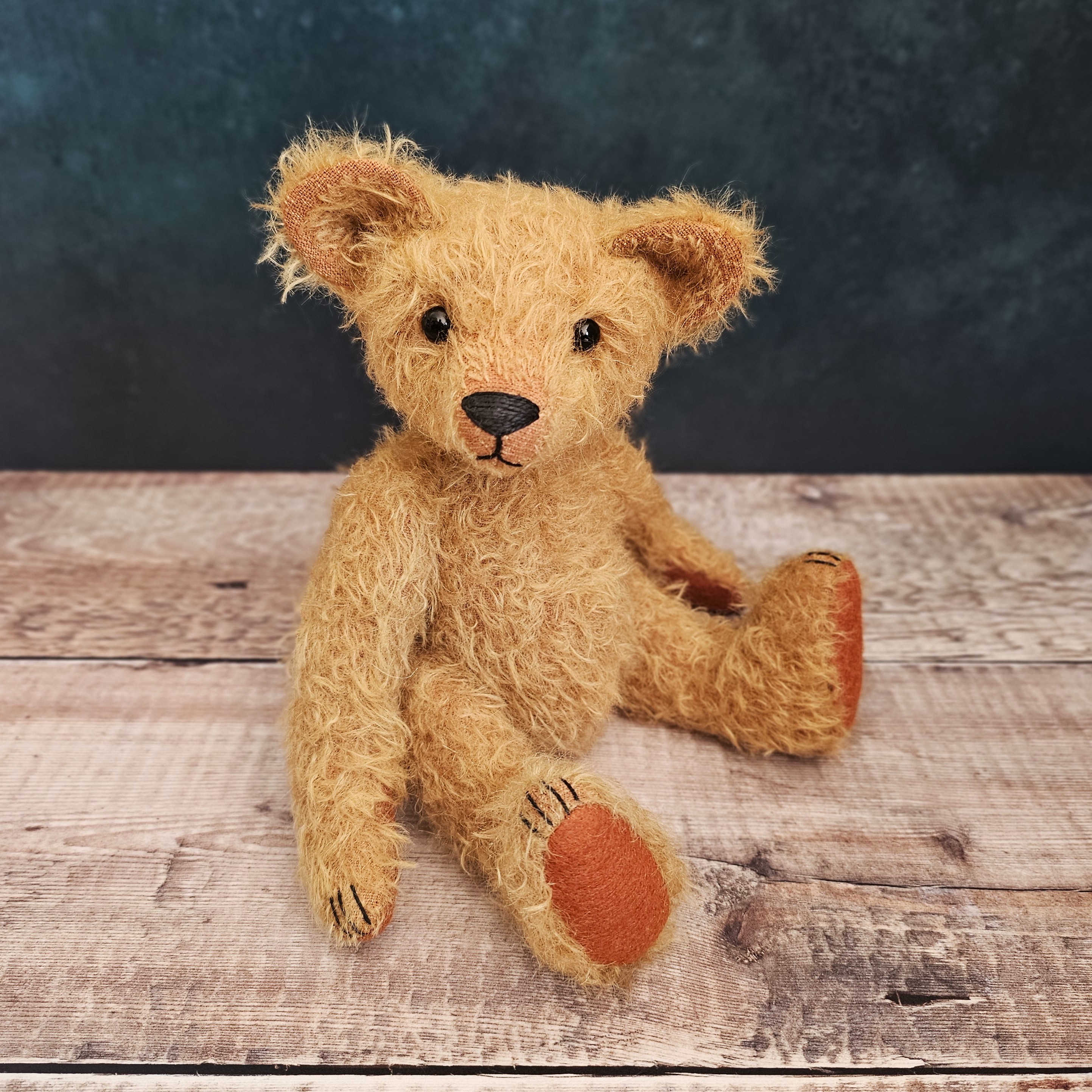 Larkin: a handmade mohair teddy bear