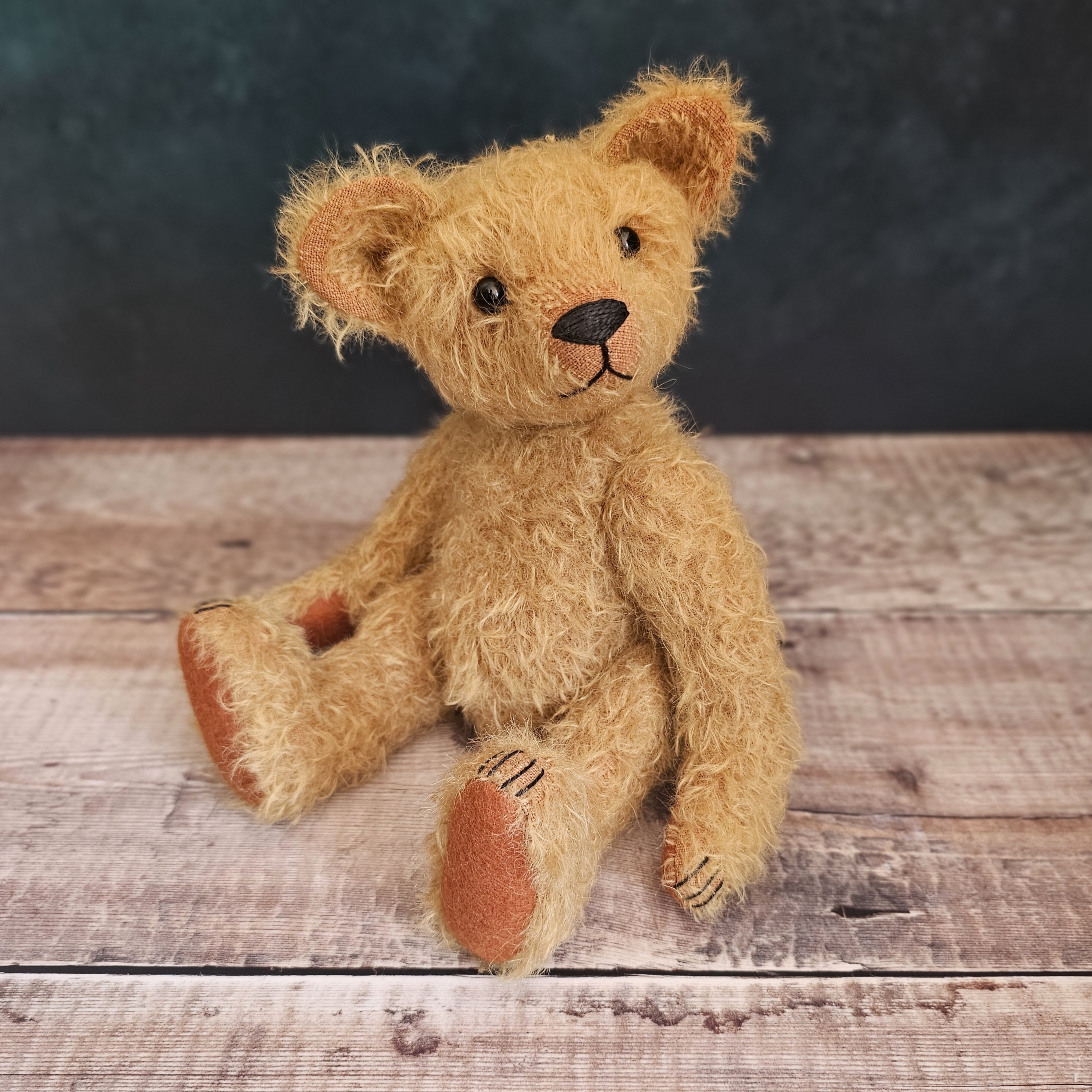 Larkin: a handmade mohair teddy bear