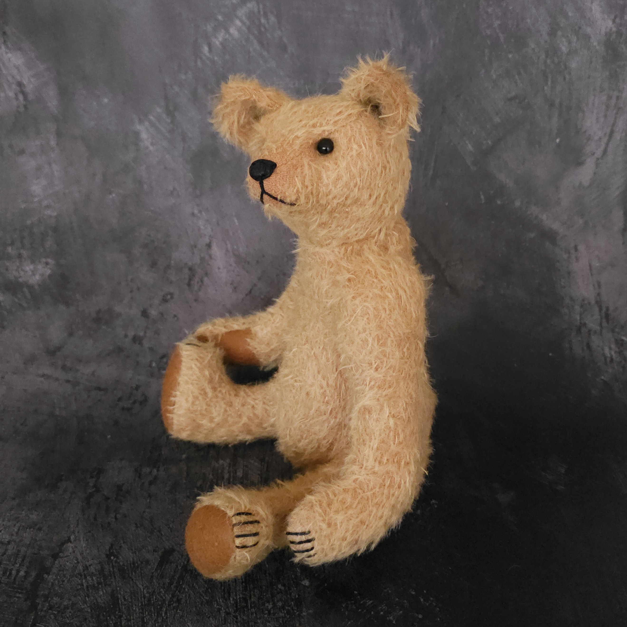 Fettle: a handmade mohair teddy bear