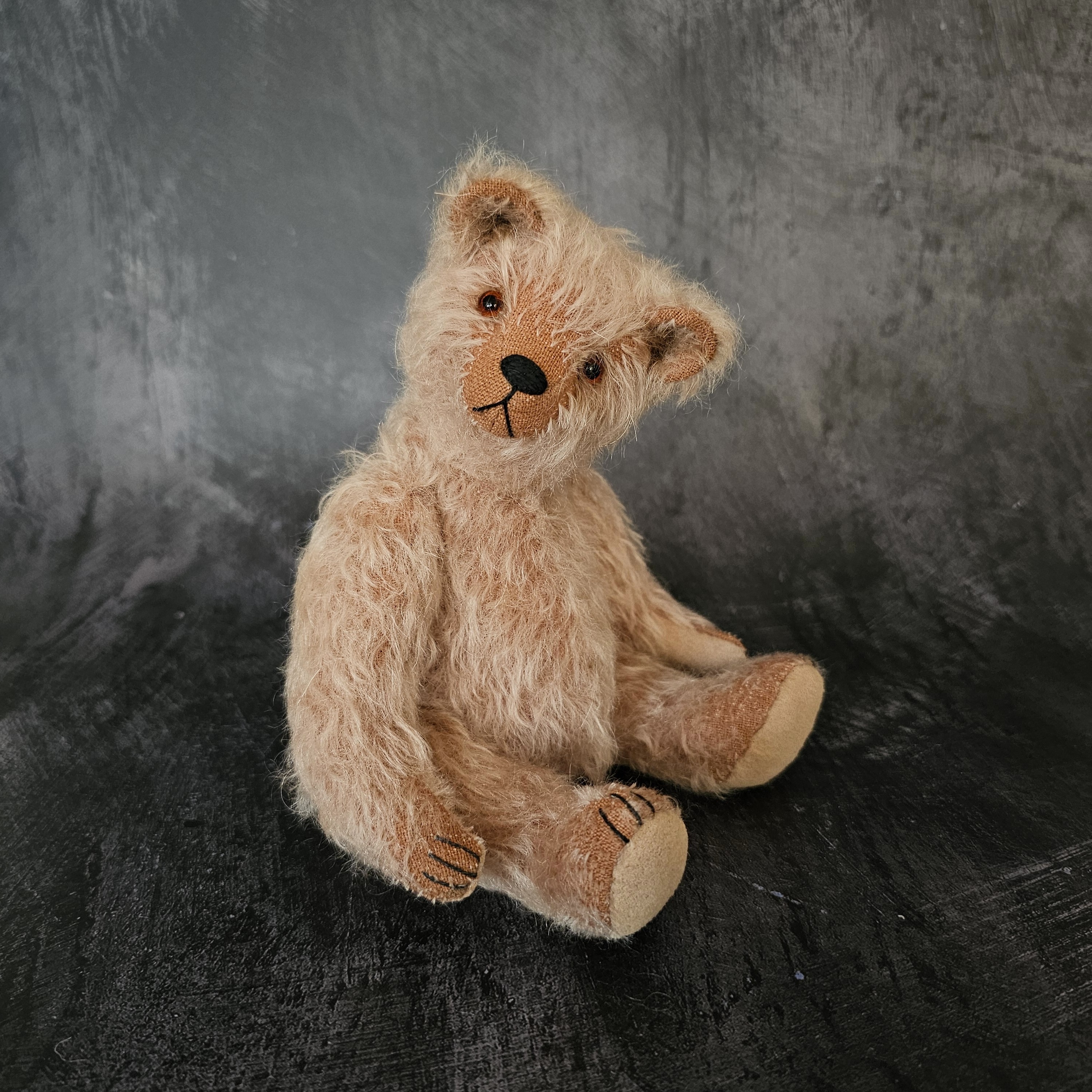 Figg: a handmade mohair teddy bear