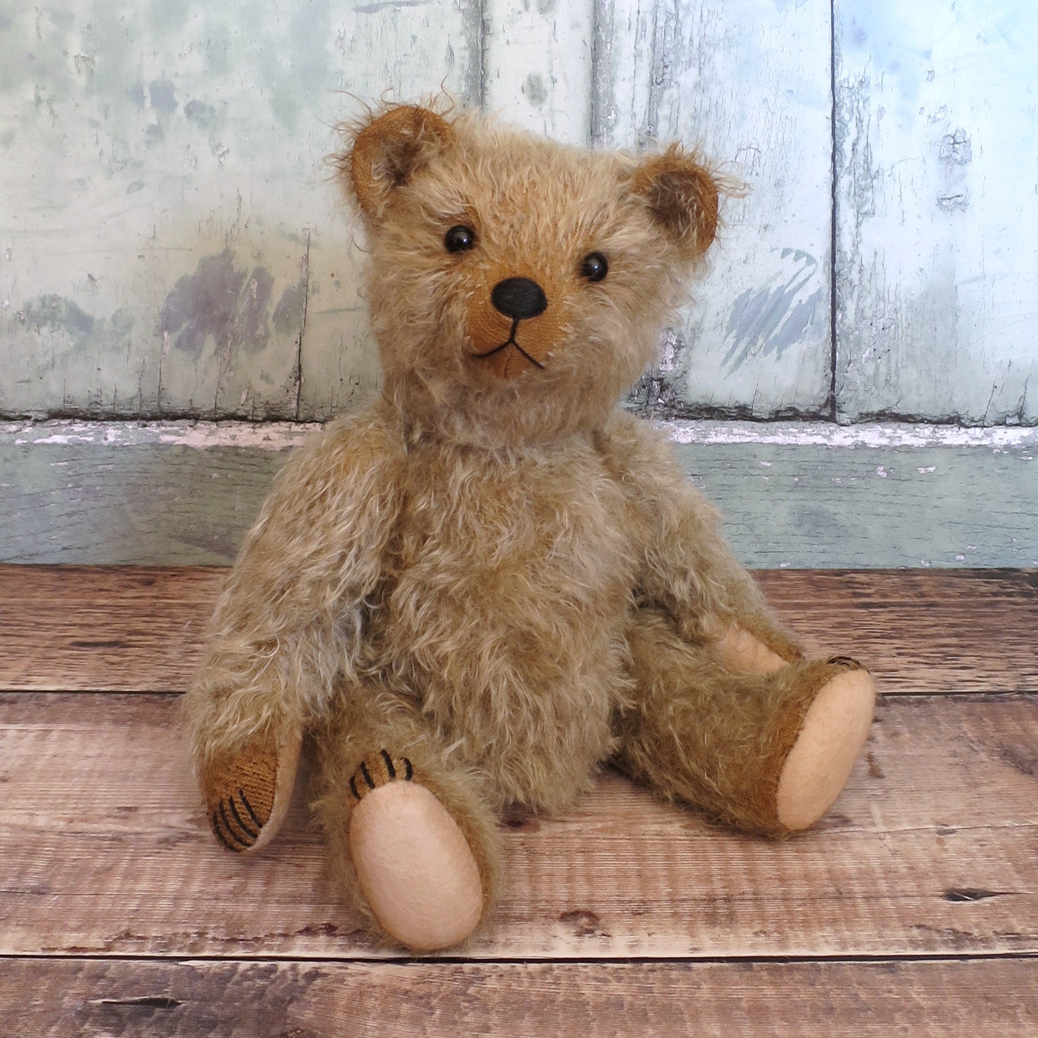 Darwin: a handmade mohair teddy bear