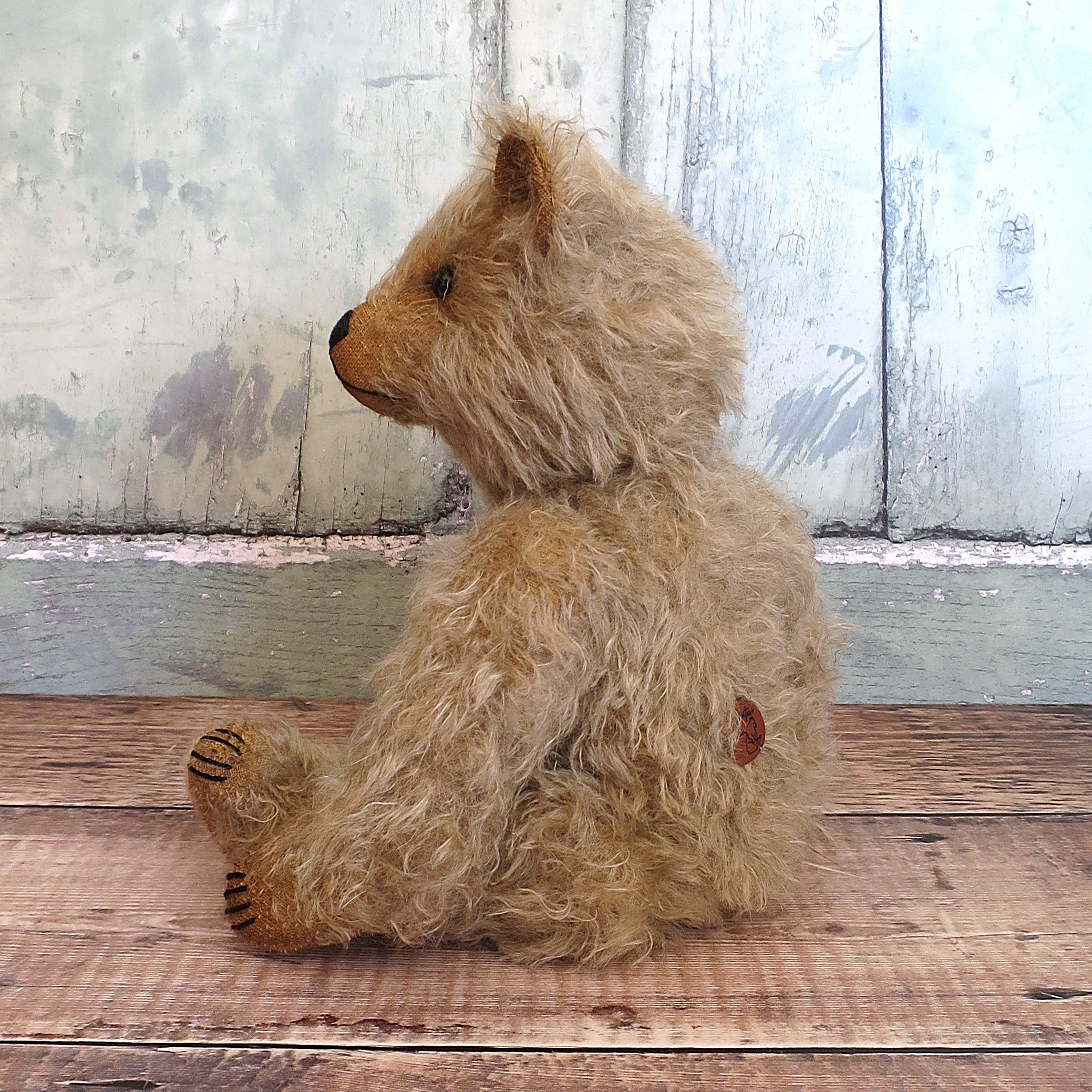 Darwin: a handmade mohair teddy bear