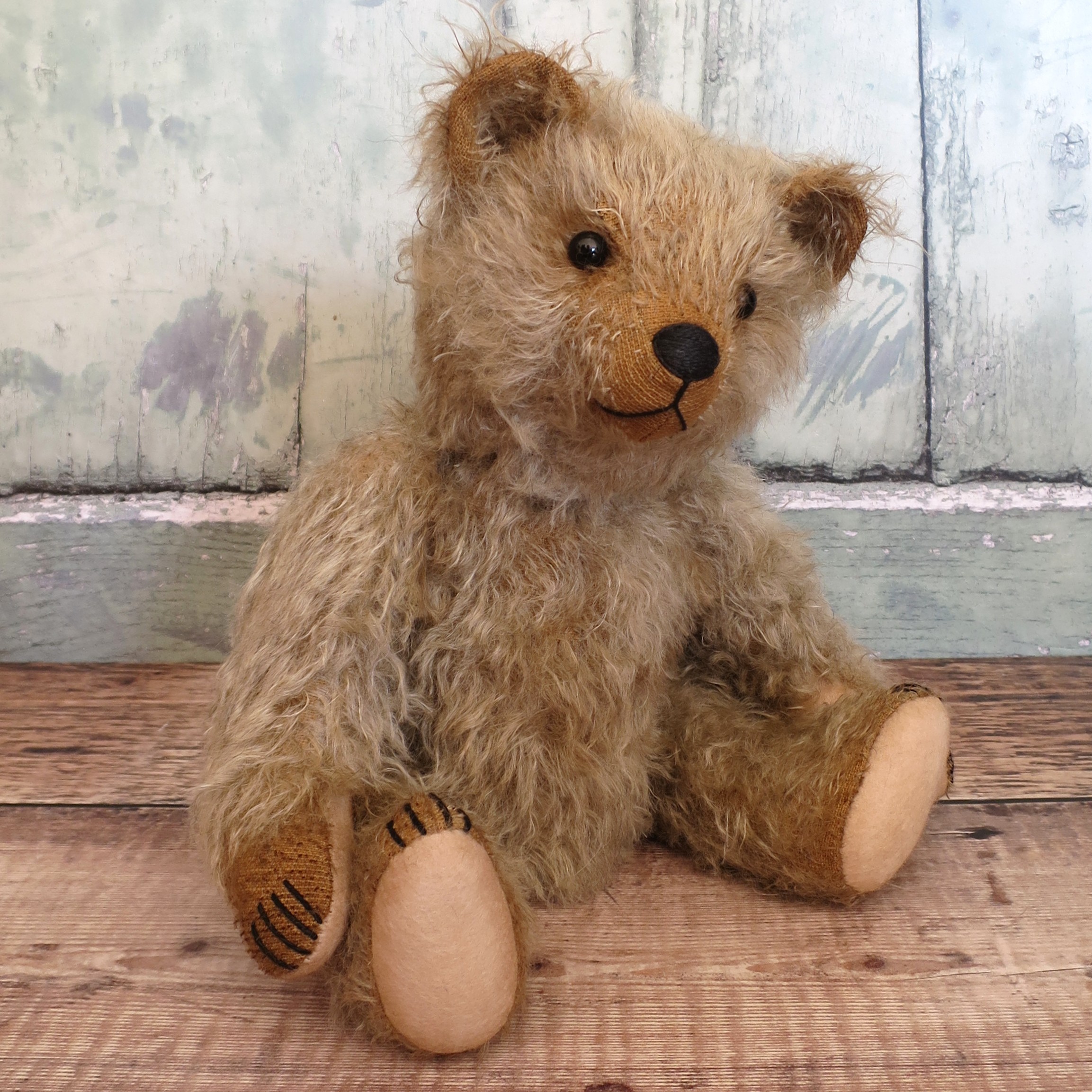 Darwin: a handmade mohair teddy bear