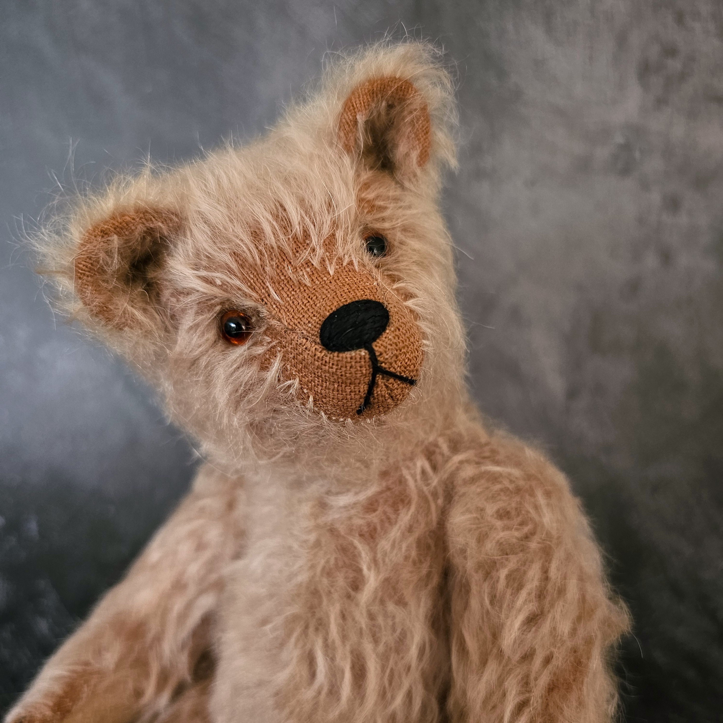 Figg: a handmade mohair teddy bear