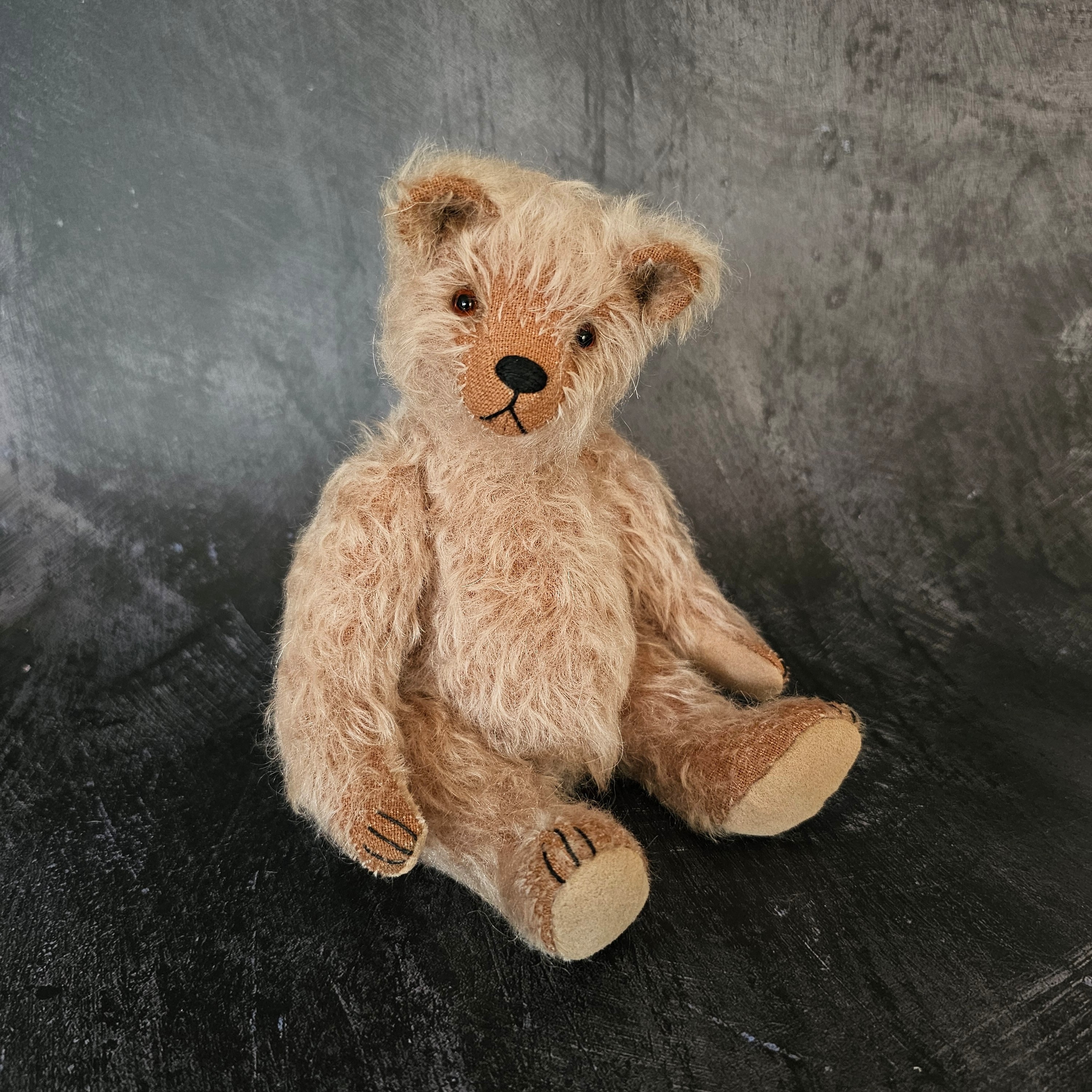 Figg: a handmade mohair teddy bear