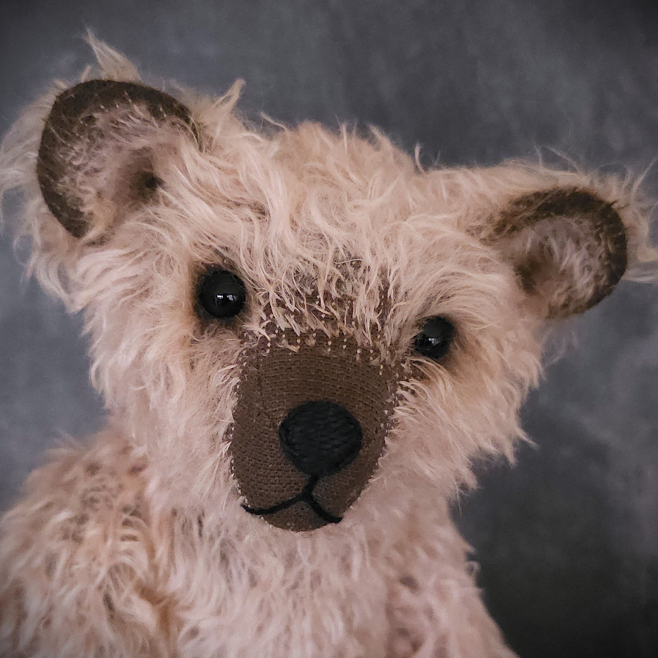 Galen: a handmade mohair teddy bear