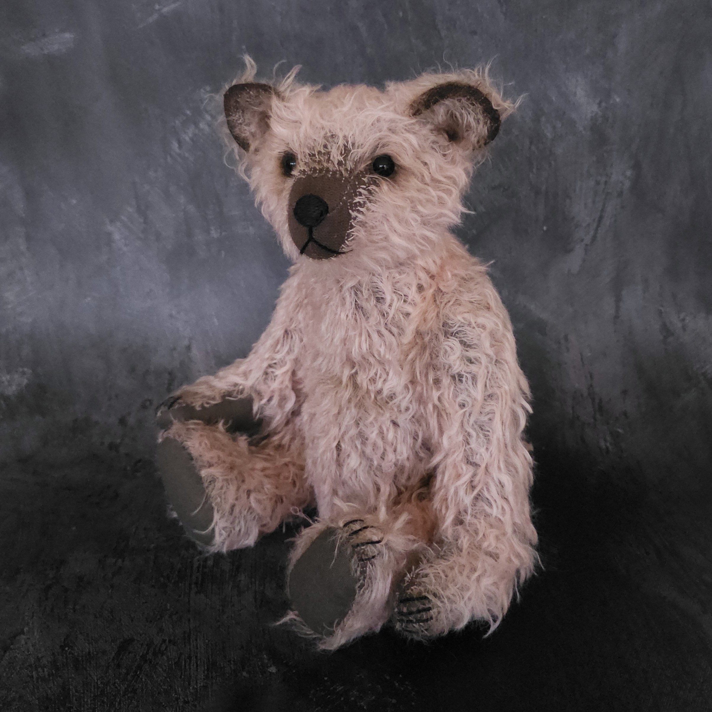 Galen: a handmade mohair teddy bear