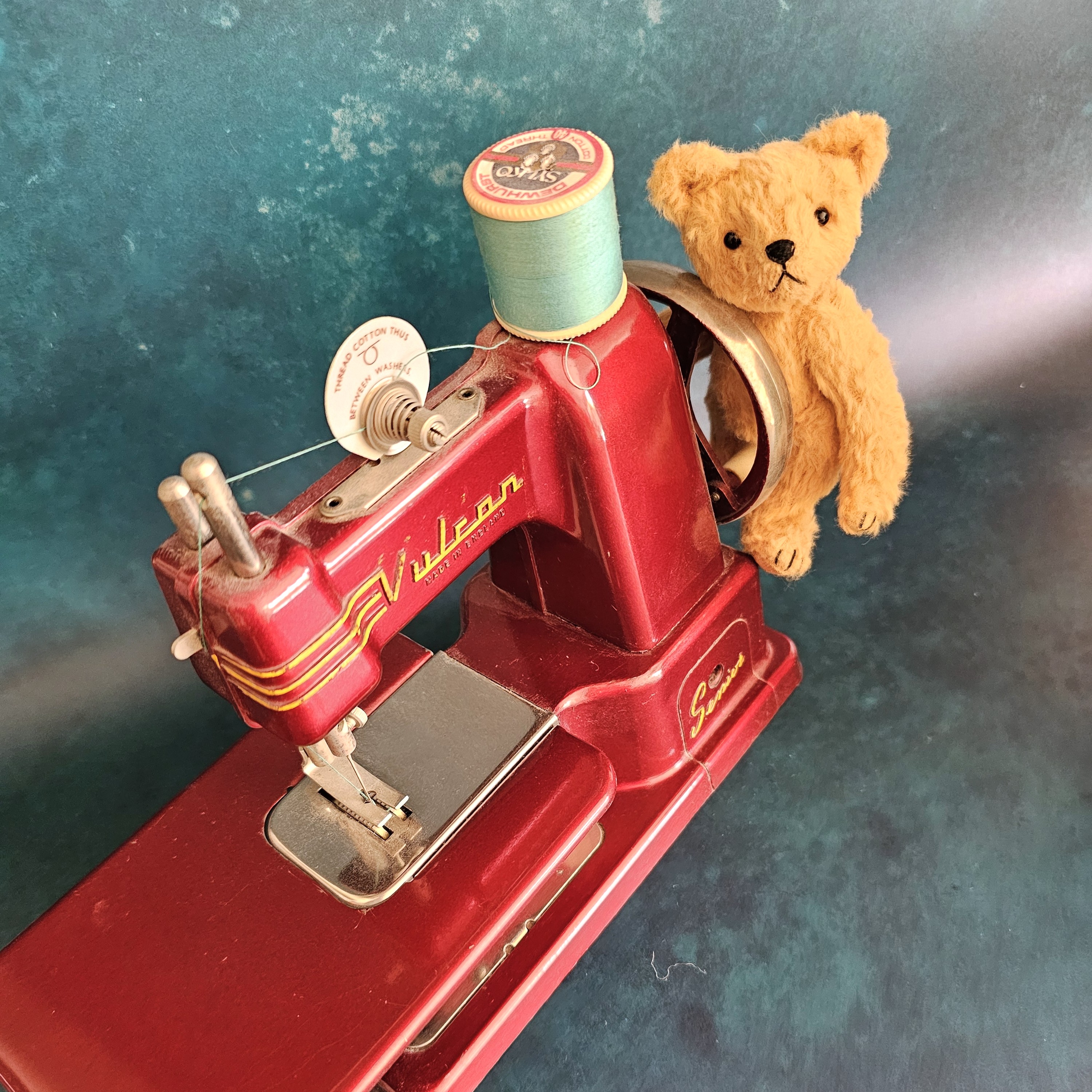 Winslow: a handmade viscose teddy bear