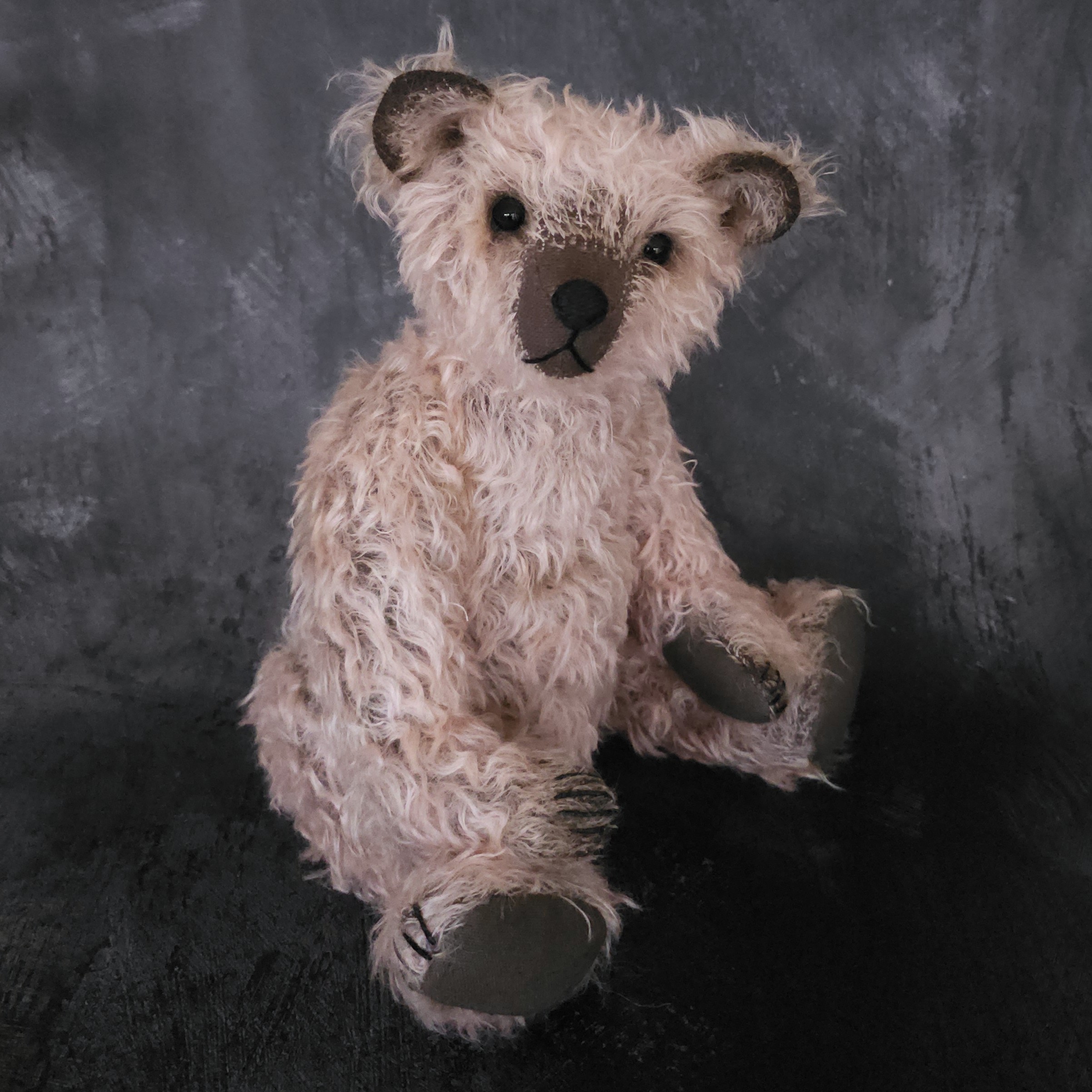 Galen: a handmade mohair teddy bear