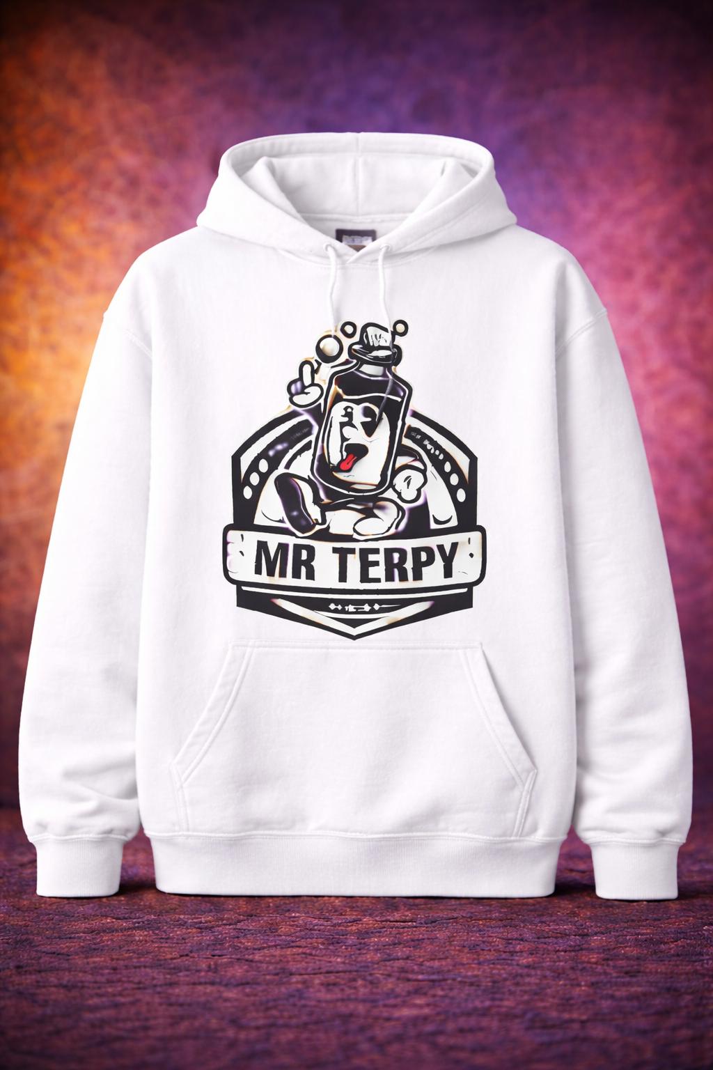 Mr Terpy Graphic Hoodie White
