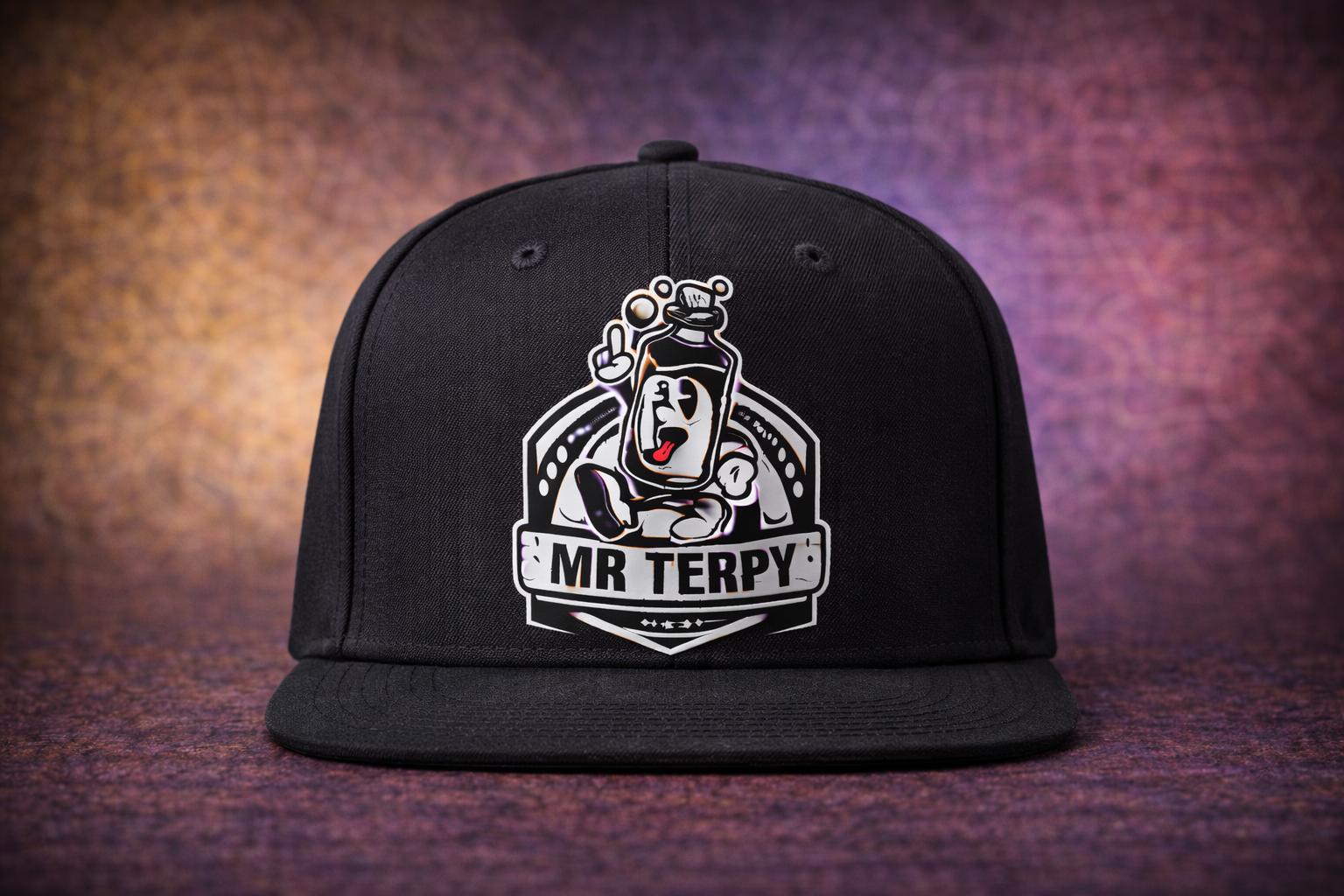Mr Terpy Black Snapback Cap