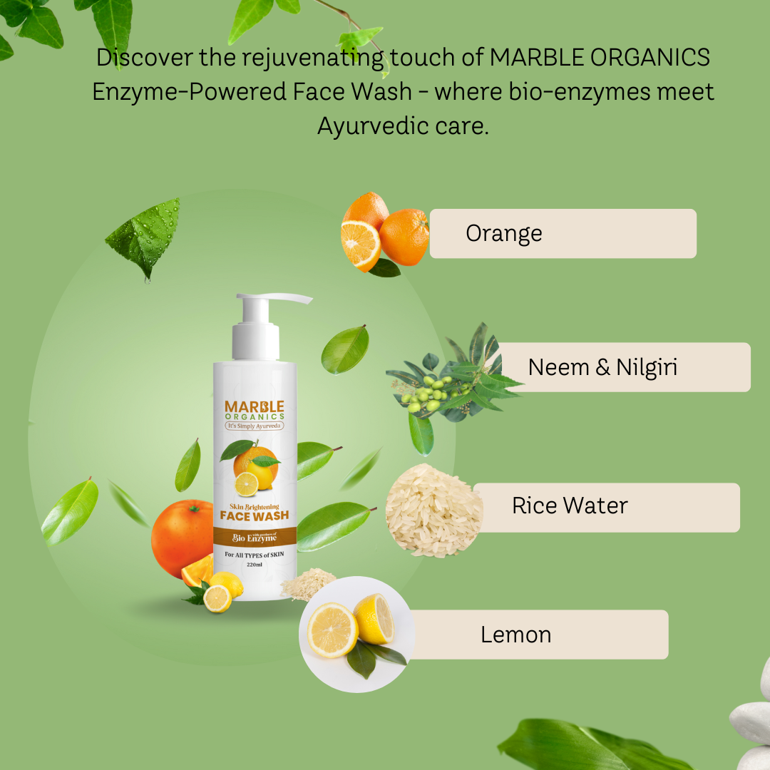 Maarble Organics- Skin Treatment Face Wash (Orange)