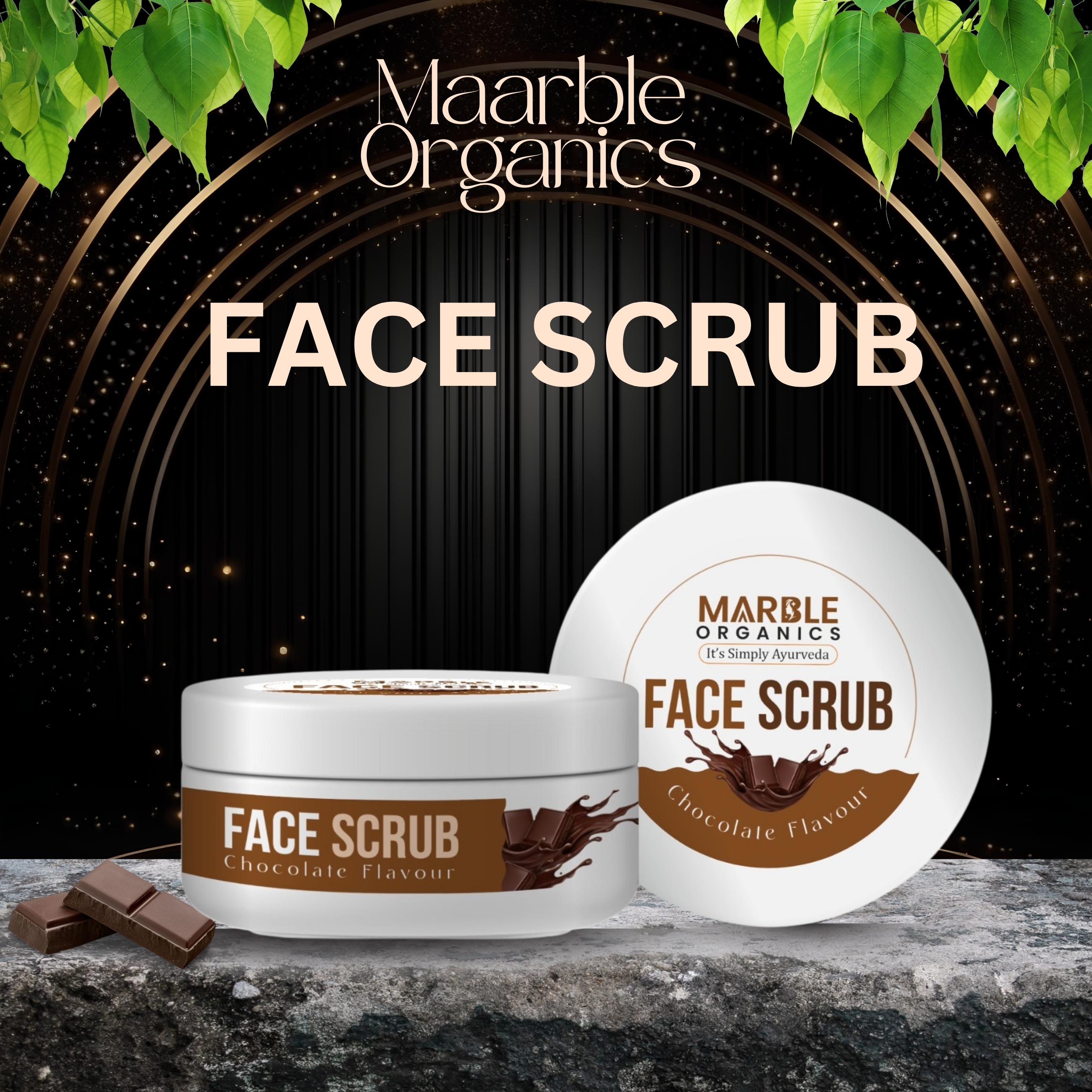 Maarble Organics- Face Scrub (Chocolate)