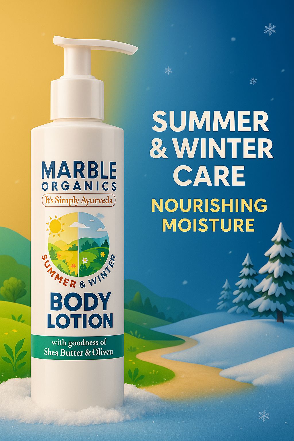 Maarble Organics- Body Lotion (Summer & Winter)