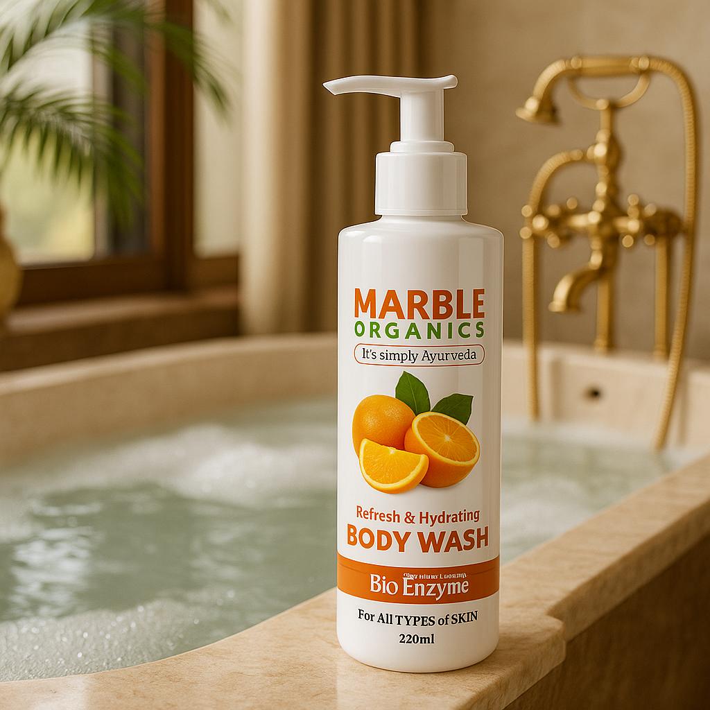 Marble Organics-Body Wash (Orange)