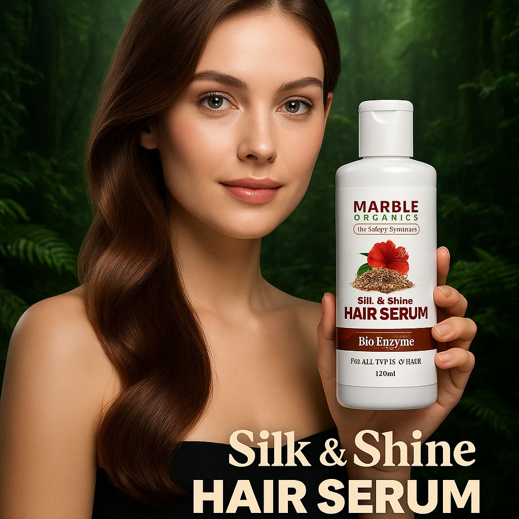 Maarble Organics- Hair Smoothening Rose Serum 