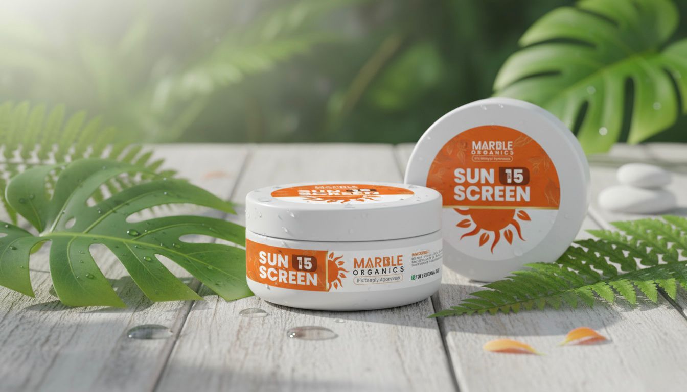 Maarble Organics-Sunscreen SPF 15