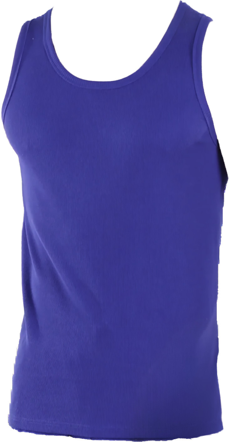 Men TANK TOP, Dark Navy, Cotton