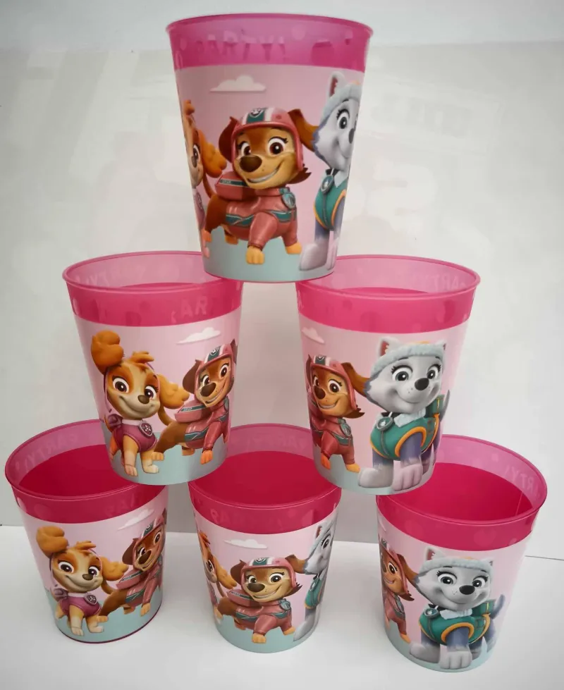 Verre Pat Patrouille Rose