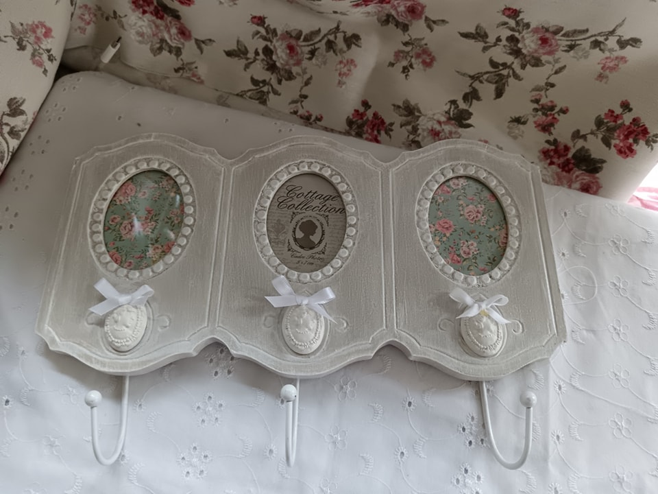 Cadre patère shabby
