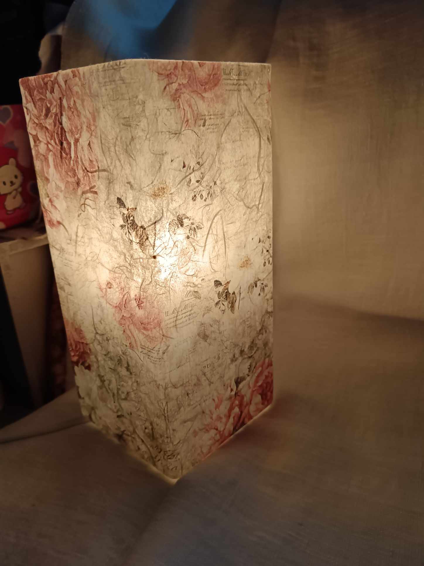 Lampe shabby-chic
