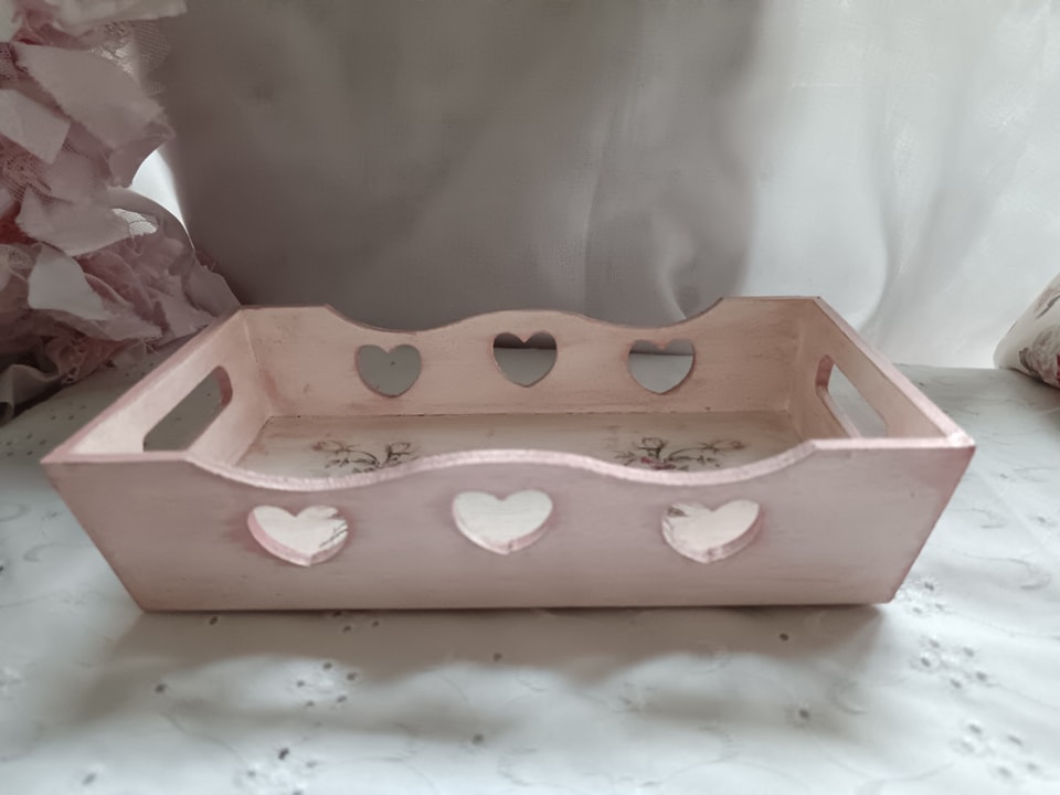 Plateau rectangulaire coeur