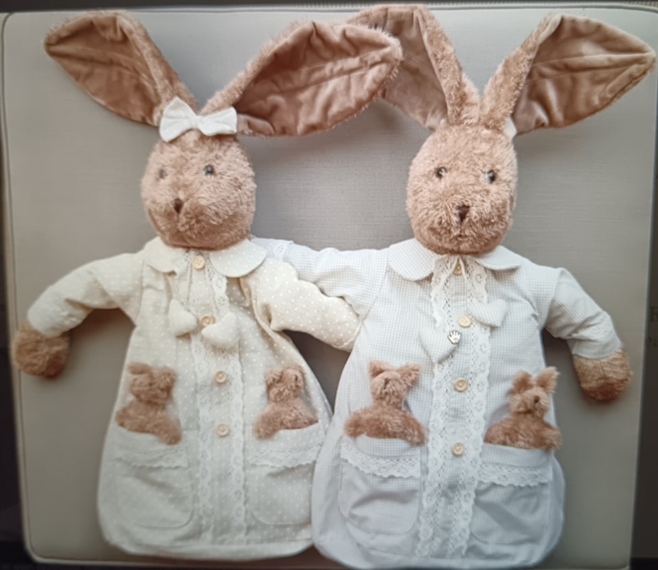 Range-pyjama lapins