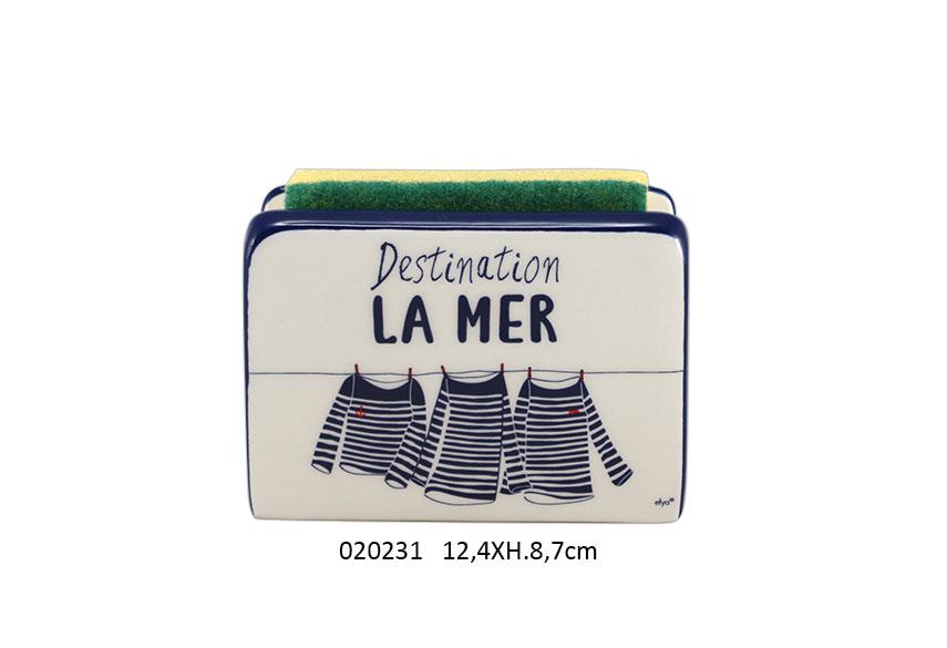 Porte-éponge "Destination la Mer"