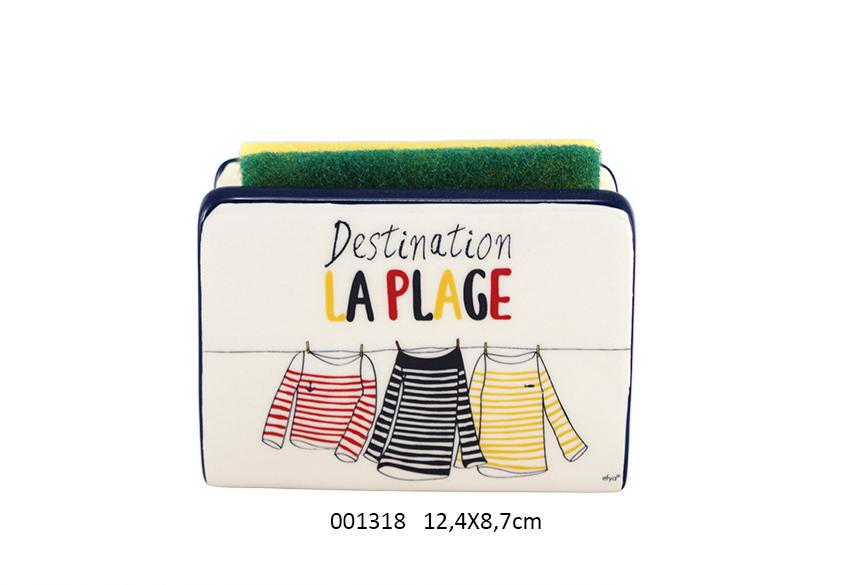 Porte-éponges "Destination La Plage"