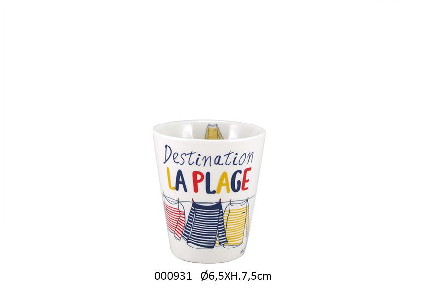 Tasse "Destination la plage"